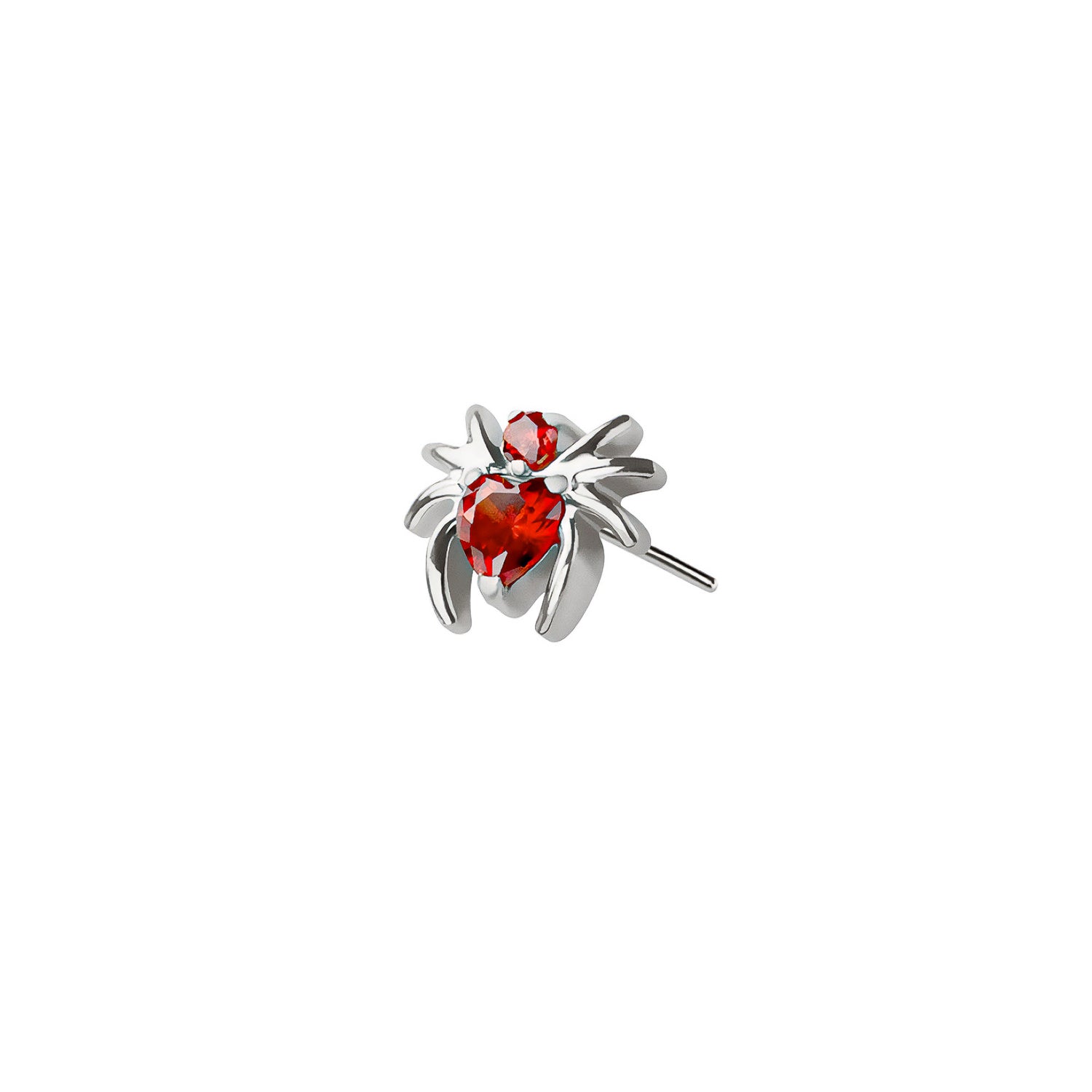 Micro Spider Threadless Labret Earring – Titanium Implant Grade ASTM F136