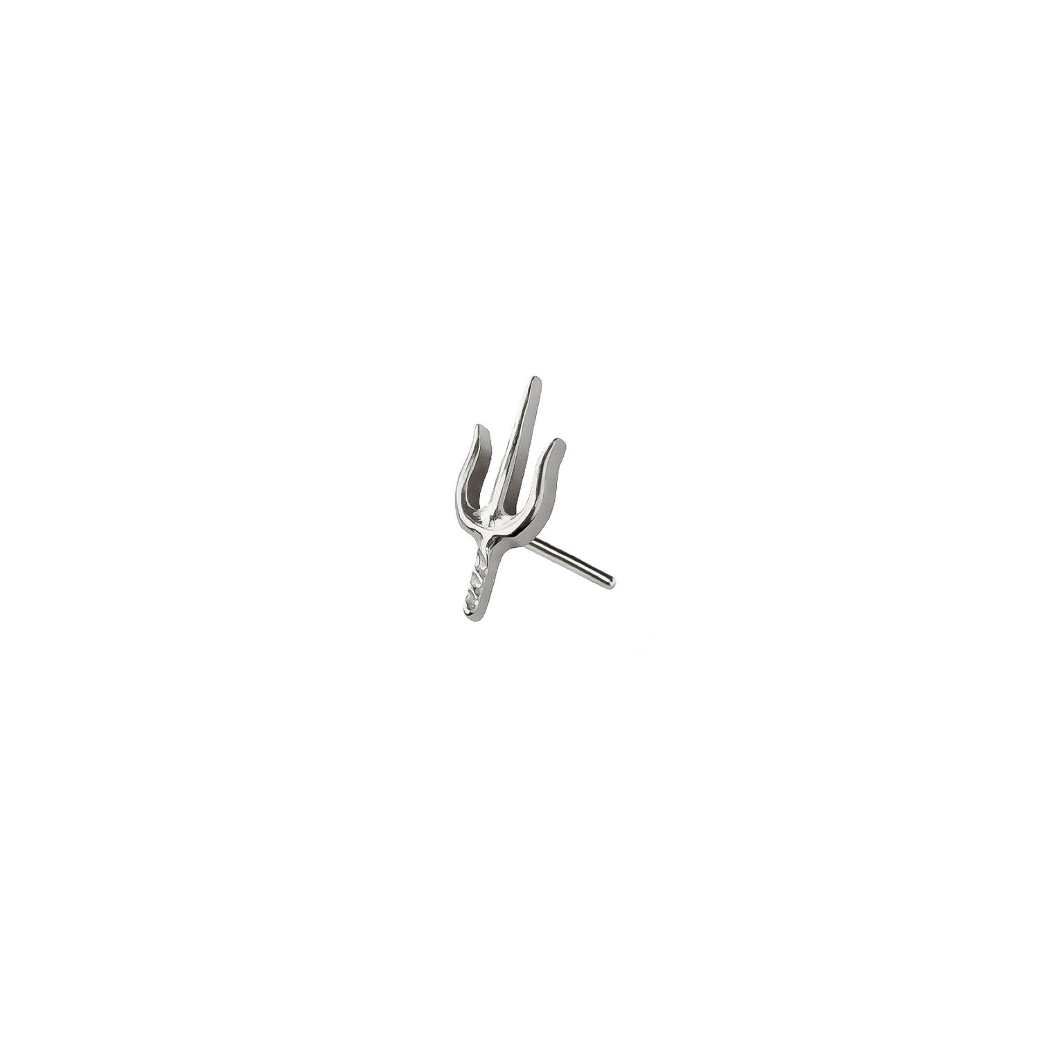 Micro Trident Threadless Labret Earring– Titanium Implant Grade ASTM F136