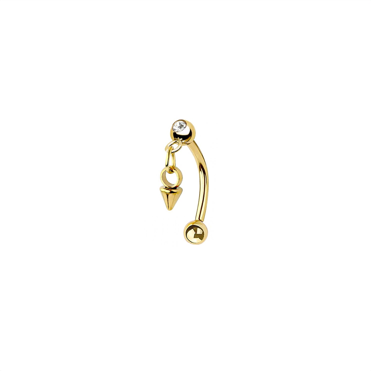 Spike Curved Barbell