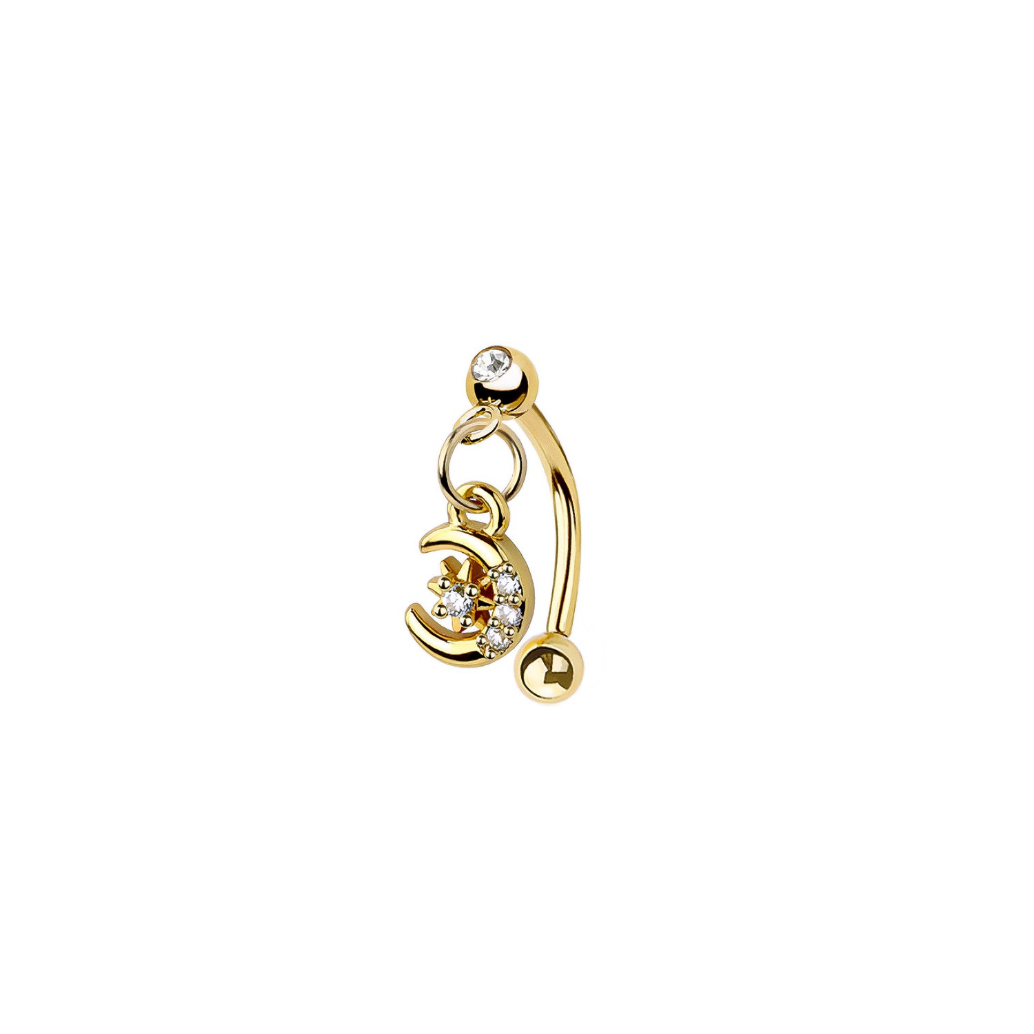 Crescent Moon Curved Barbell