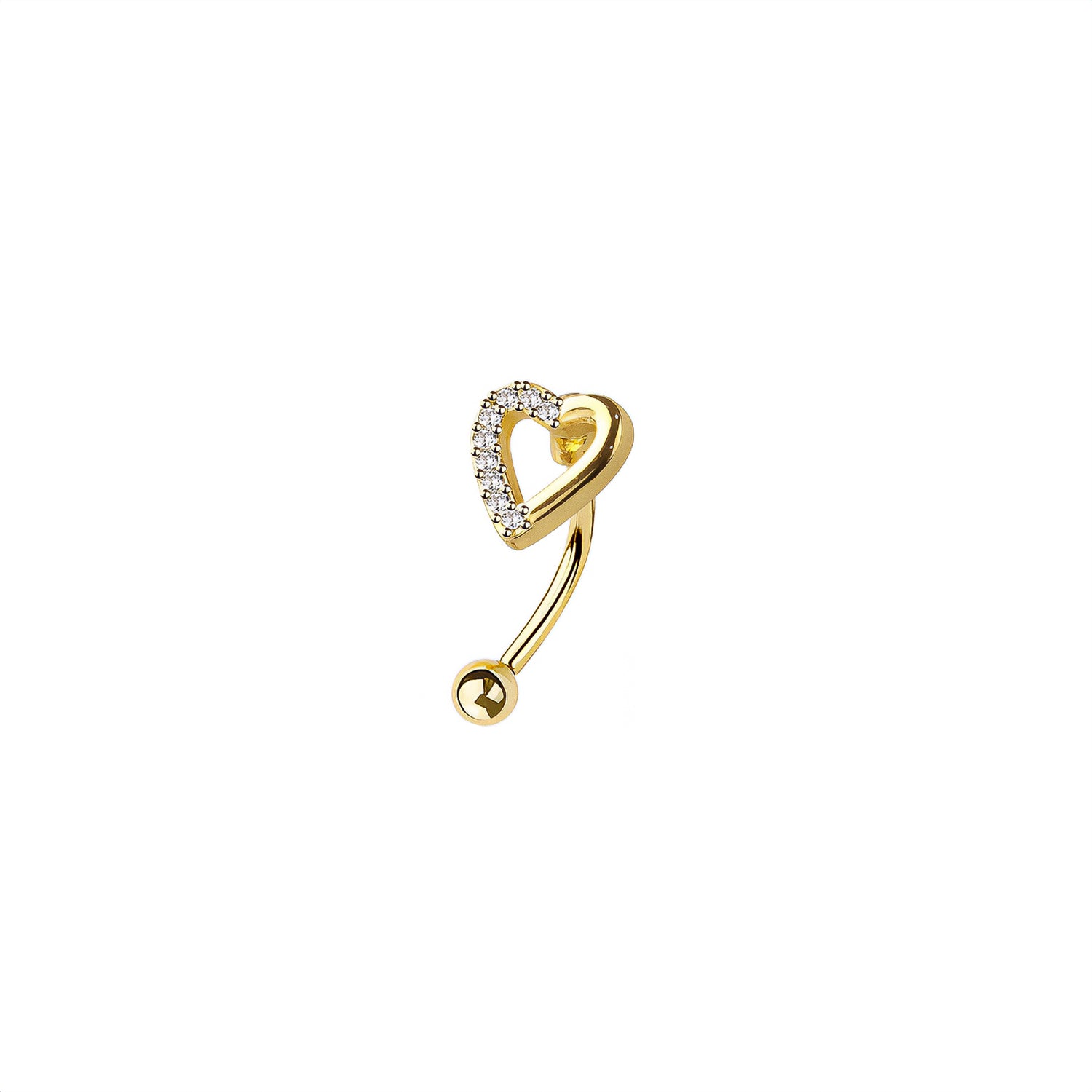 Heart Curved Barbell