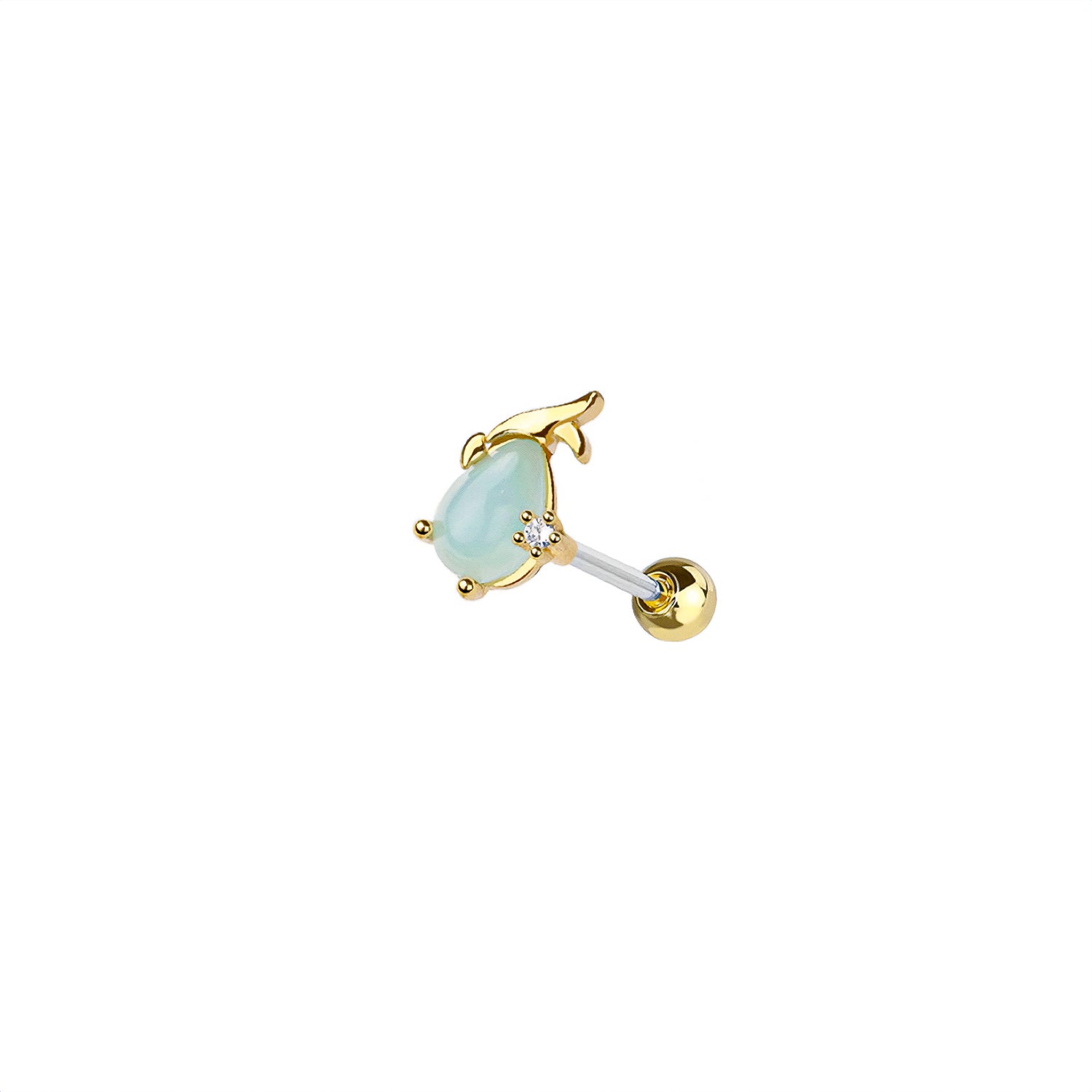 Micro Whale Cartilage Earring