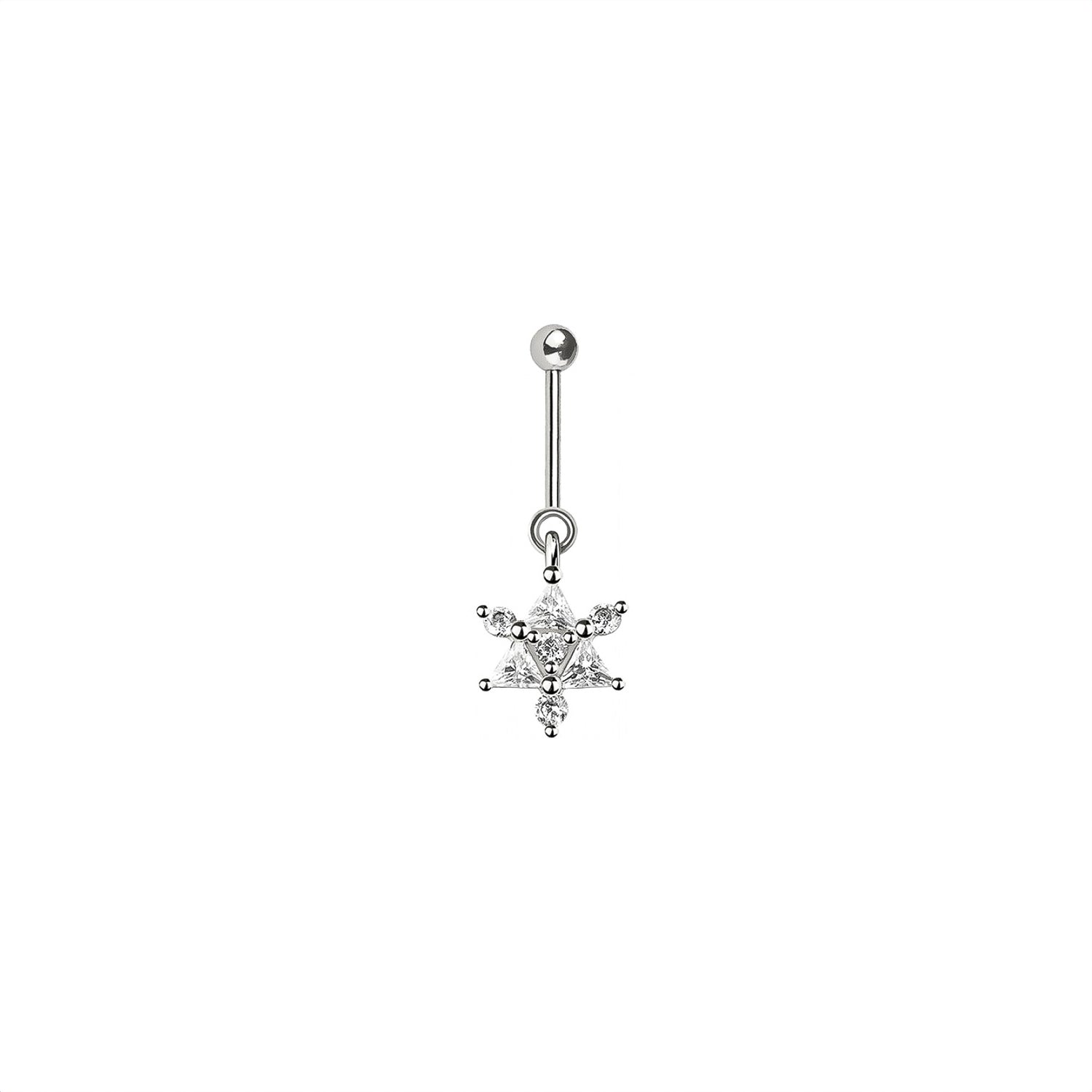 Flower Vertical Helix Earring