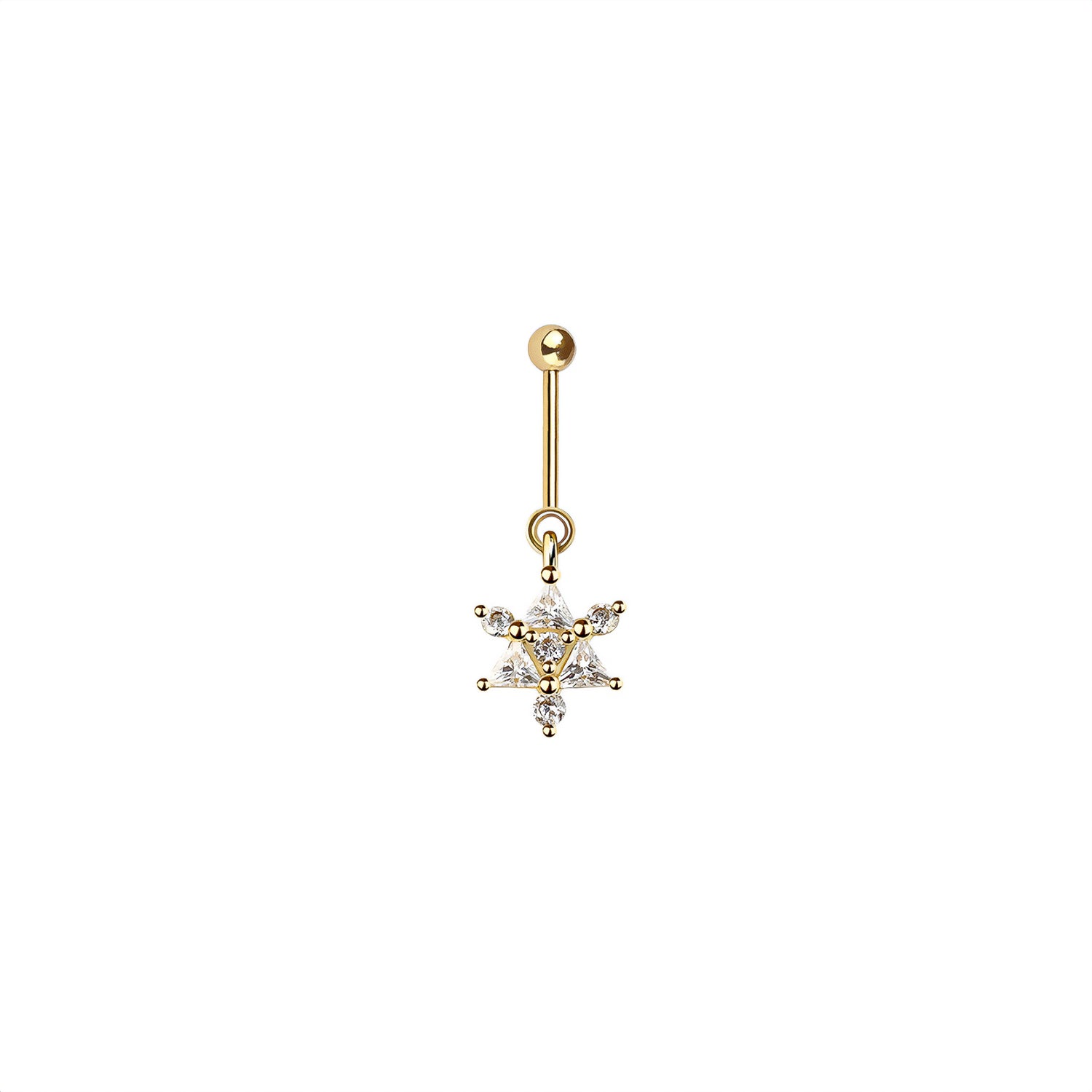 Flower Vertical Helix Earring