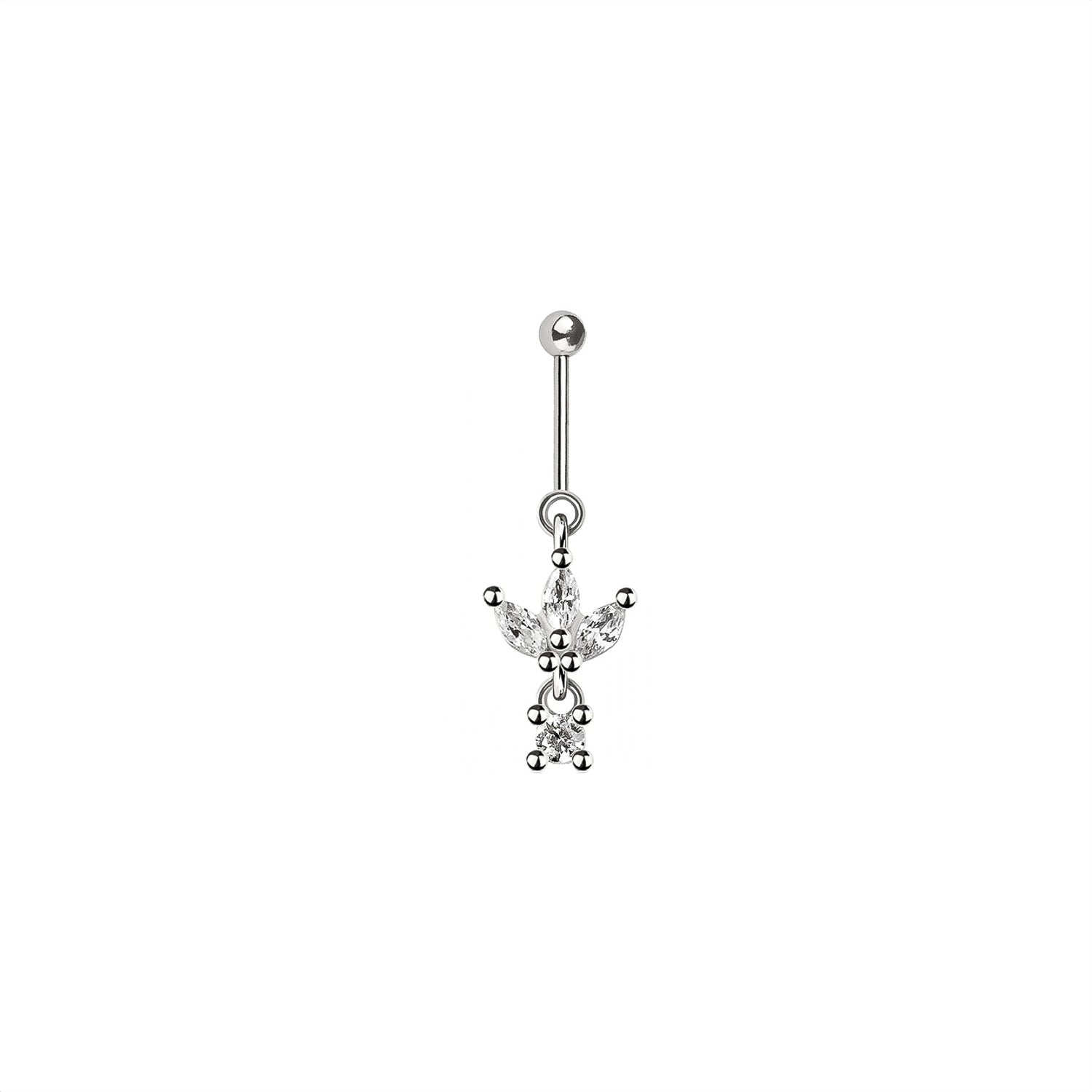 Marquise Vertical Helix Earring