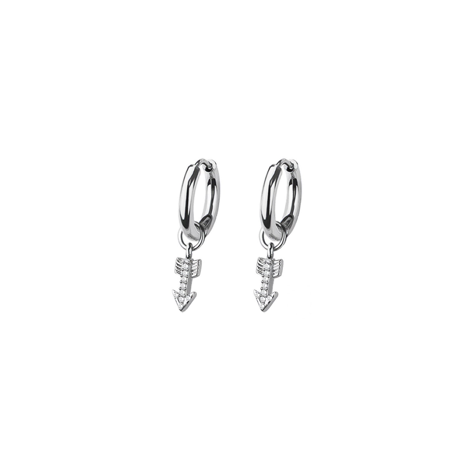 Arrow Huggie Hoop Earrings