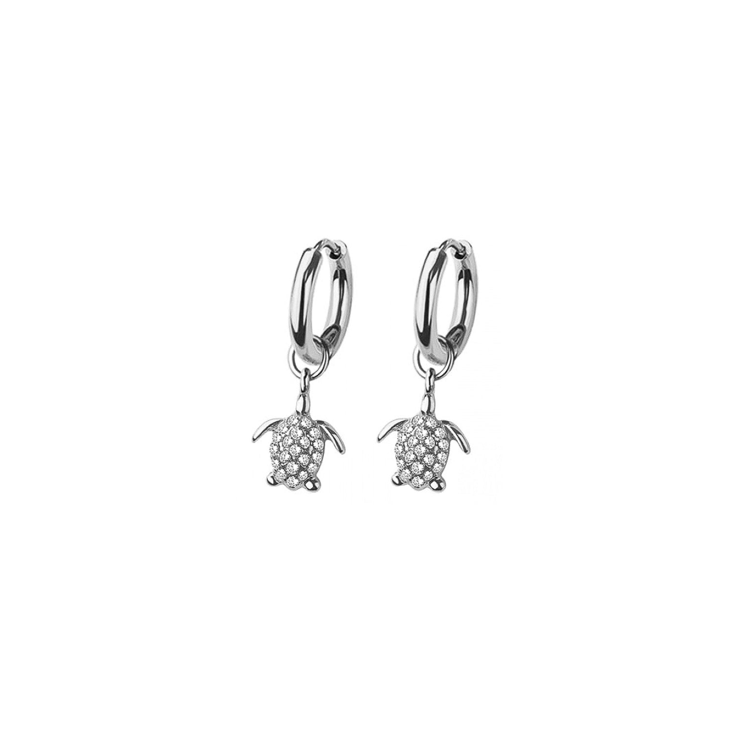 Sea Turtle Huggie Hoop Earrings