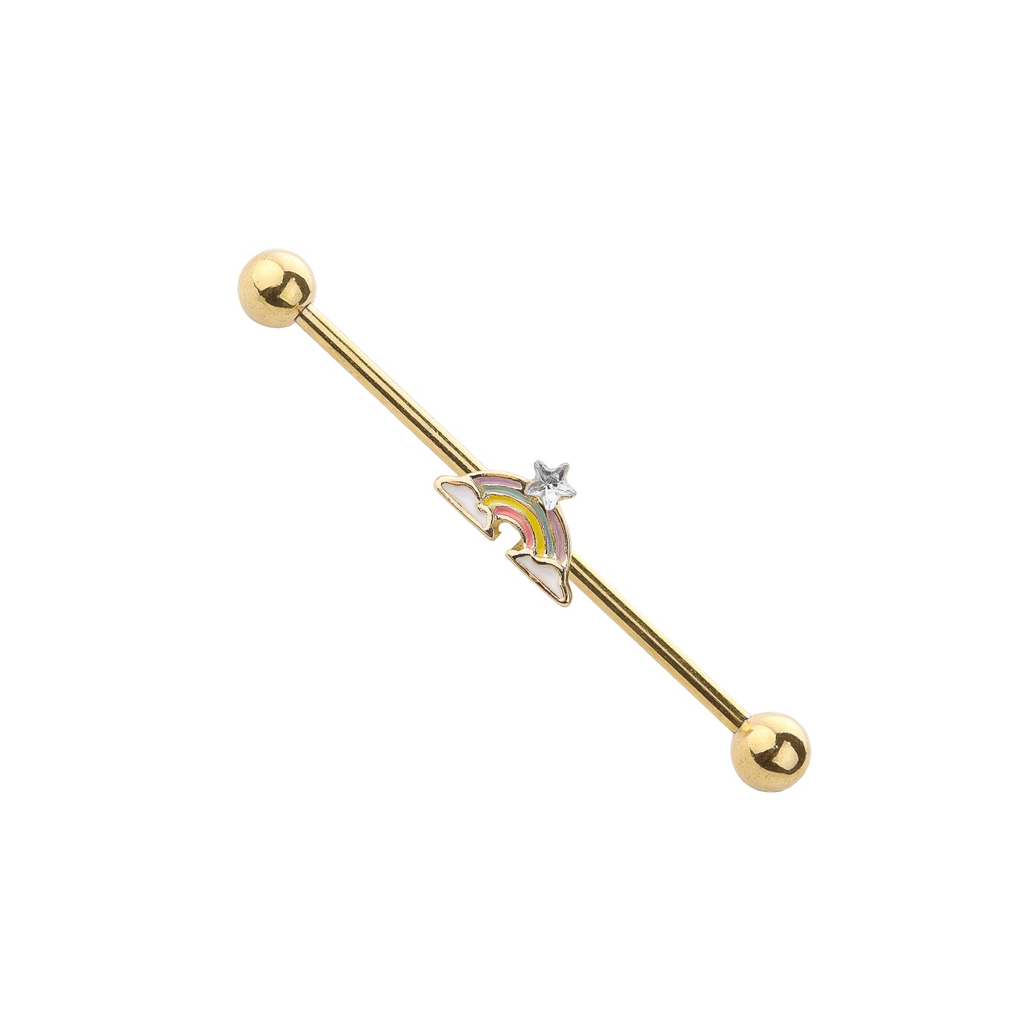 Rainbow Industrial Barbell