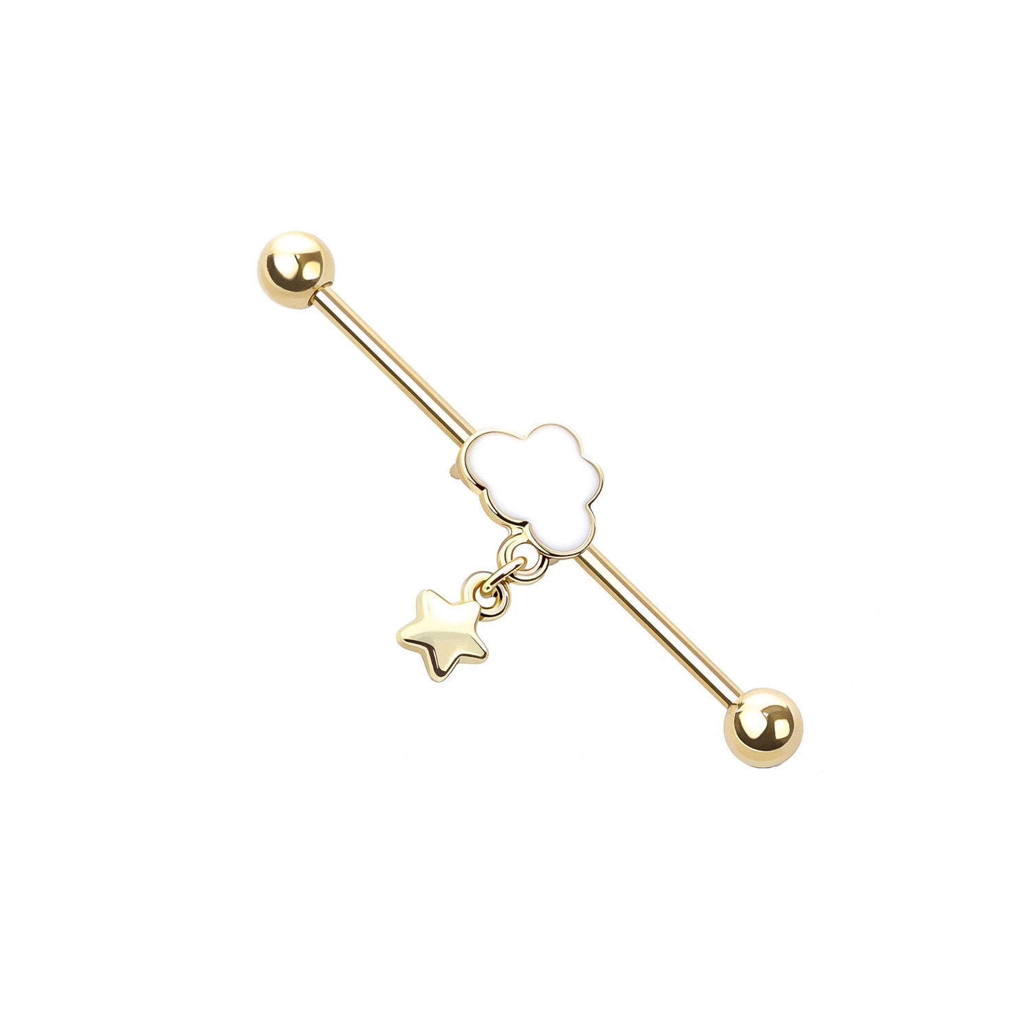 Cloud & Star Industrial Barbell