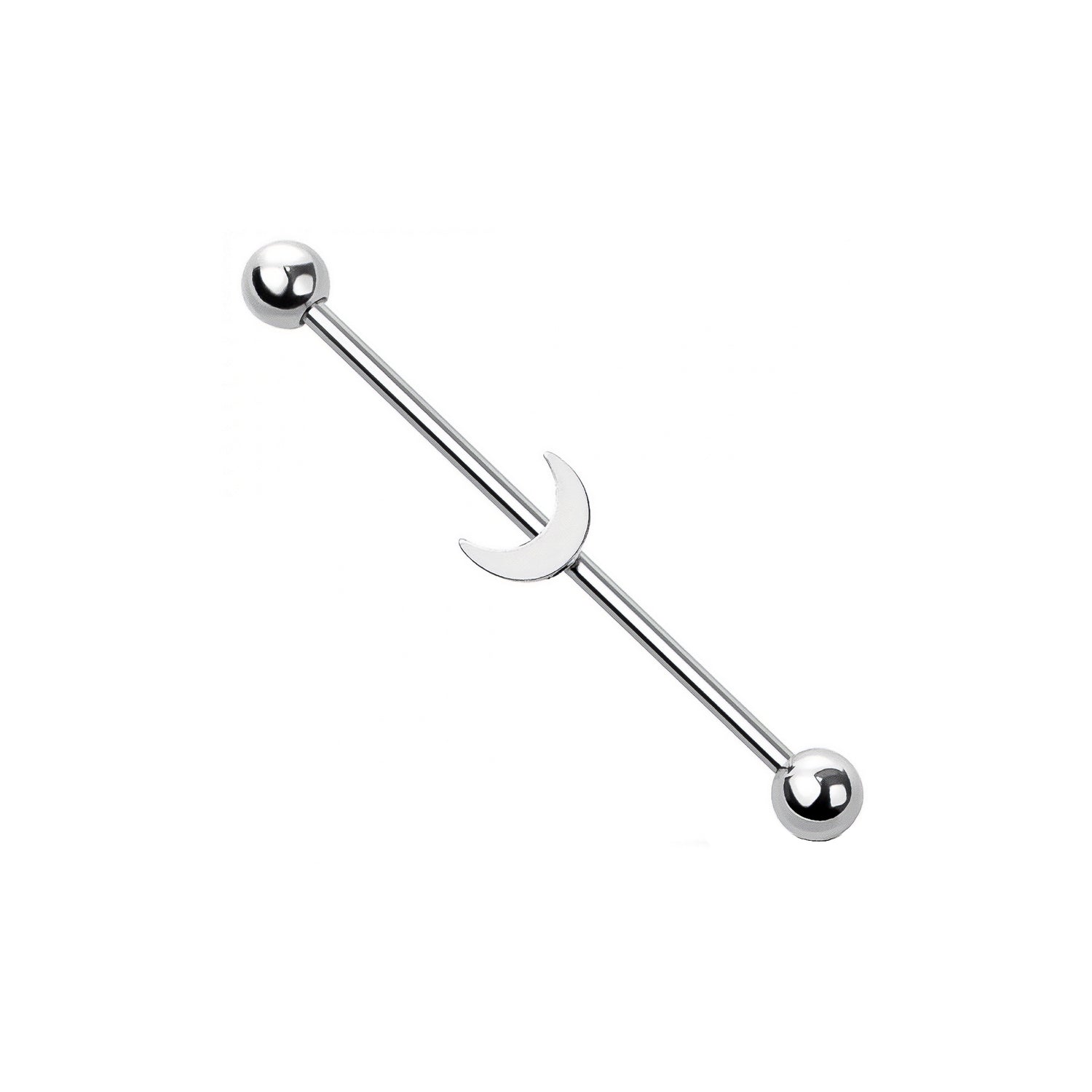 Crescent Moon Industrial Barbell