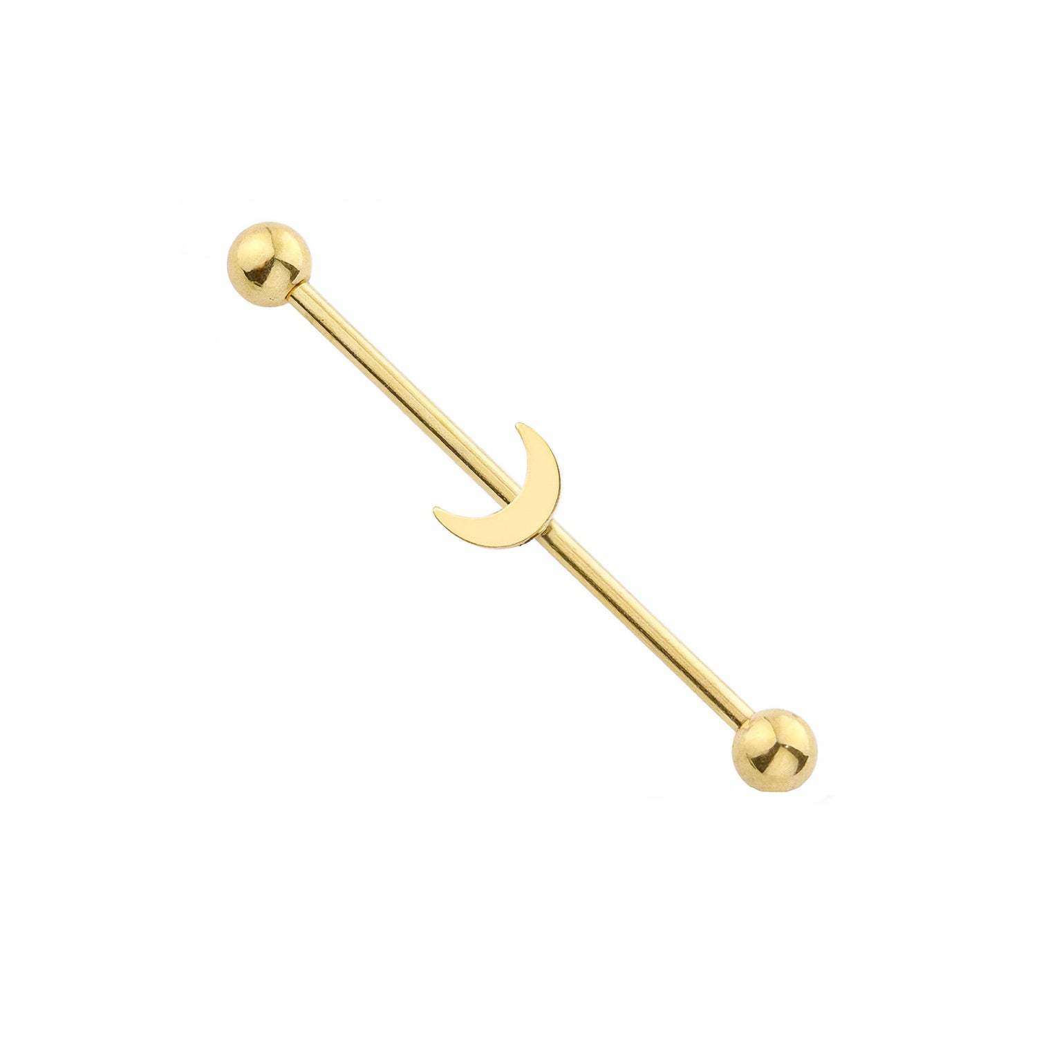 Crescent Moon Industrial Barbell