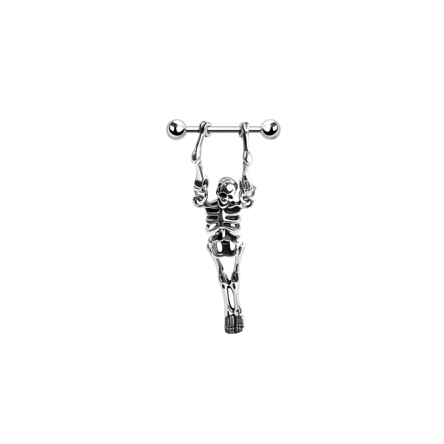 Skeleton Nipple Shield Ring
