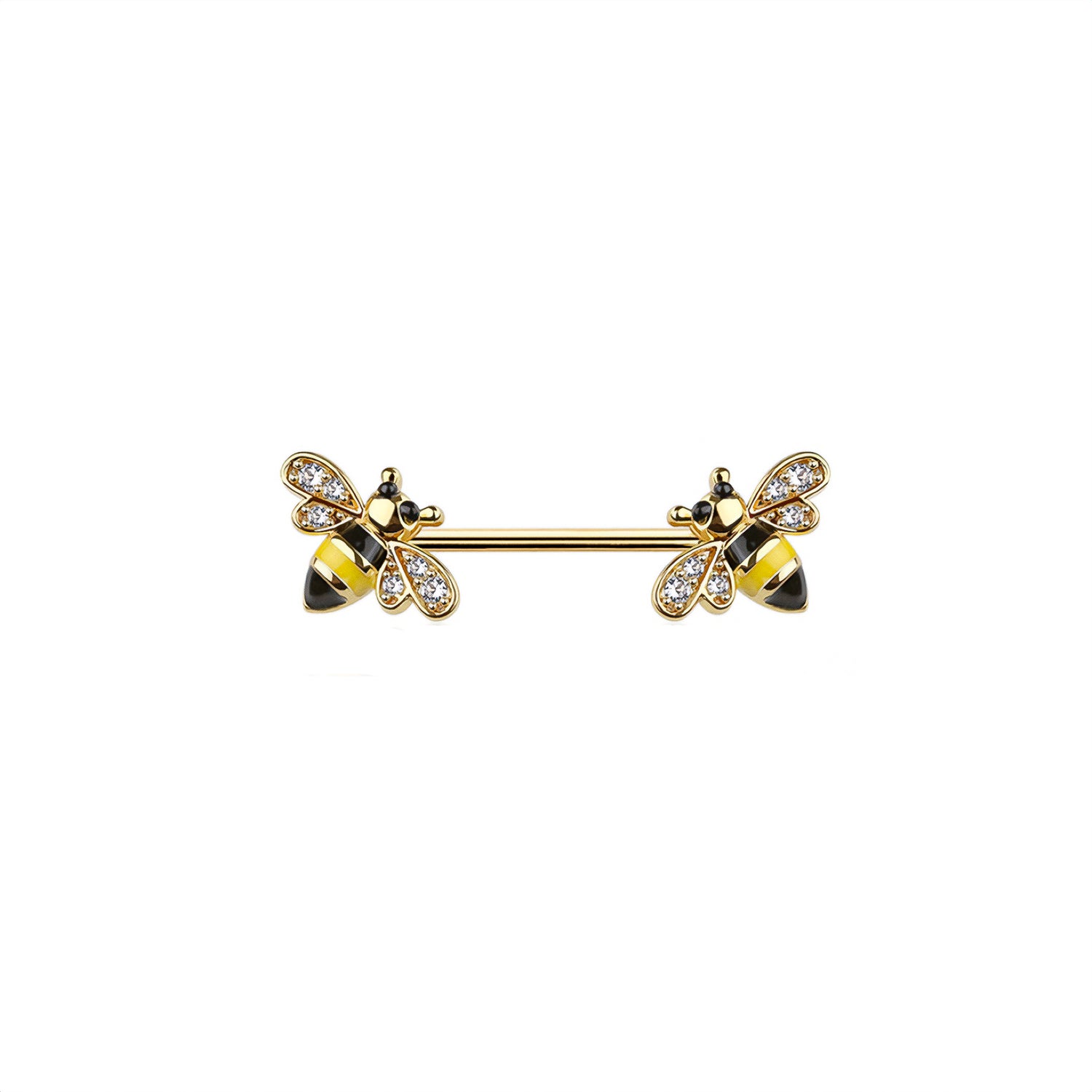 Bumble Bee Nipple Ring