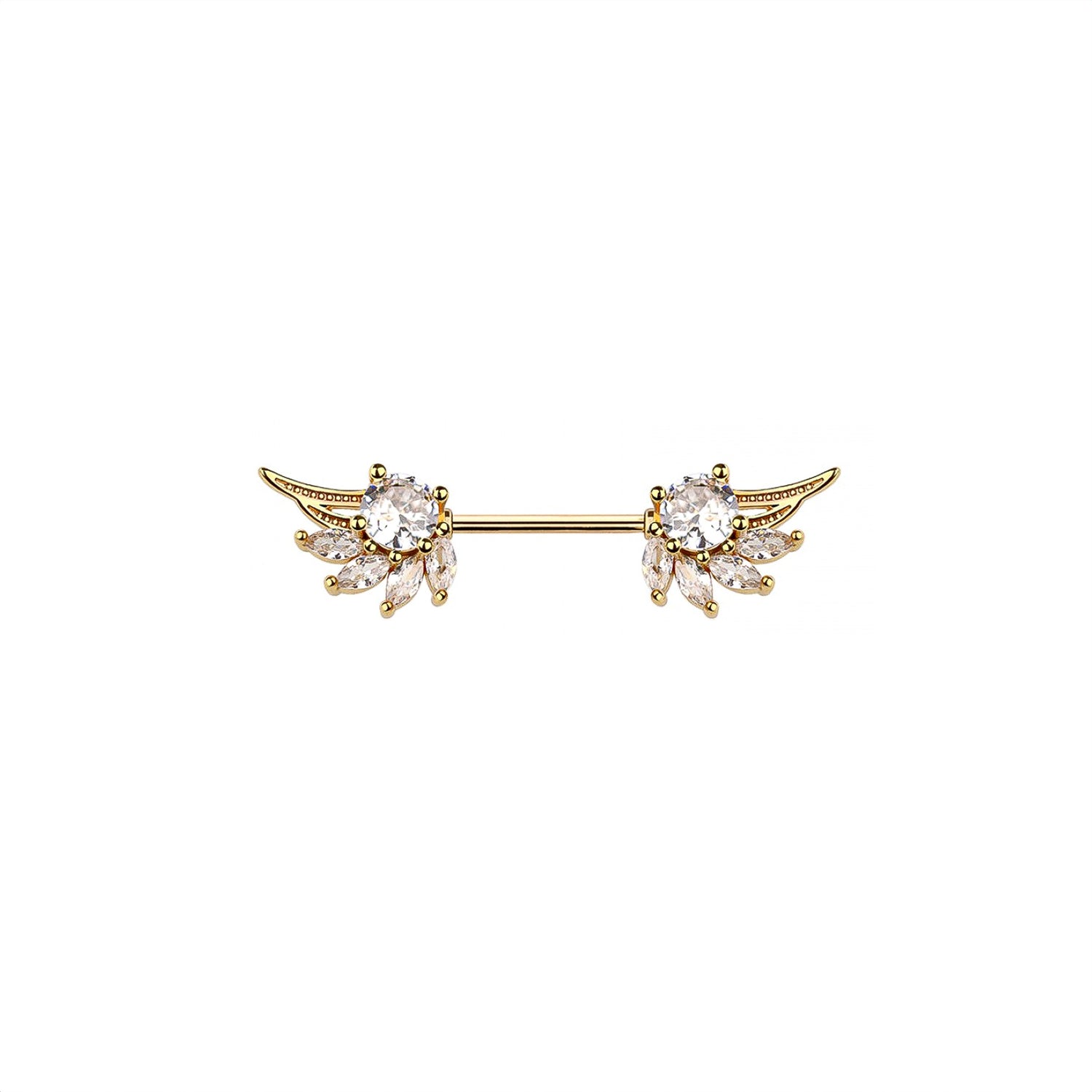 Angel Wing Nipple Ring