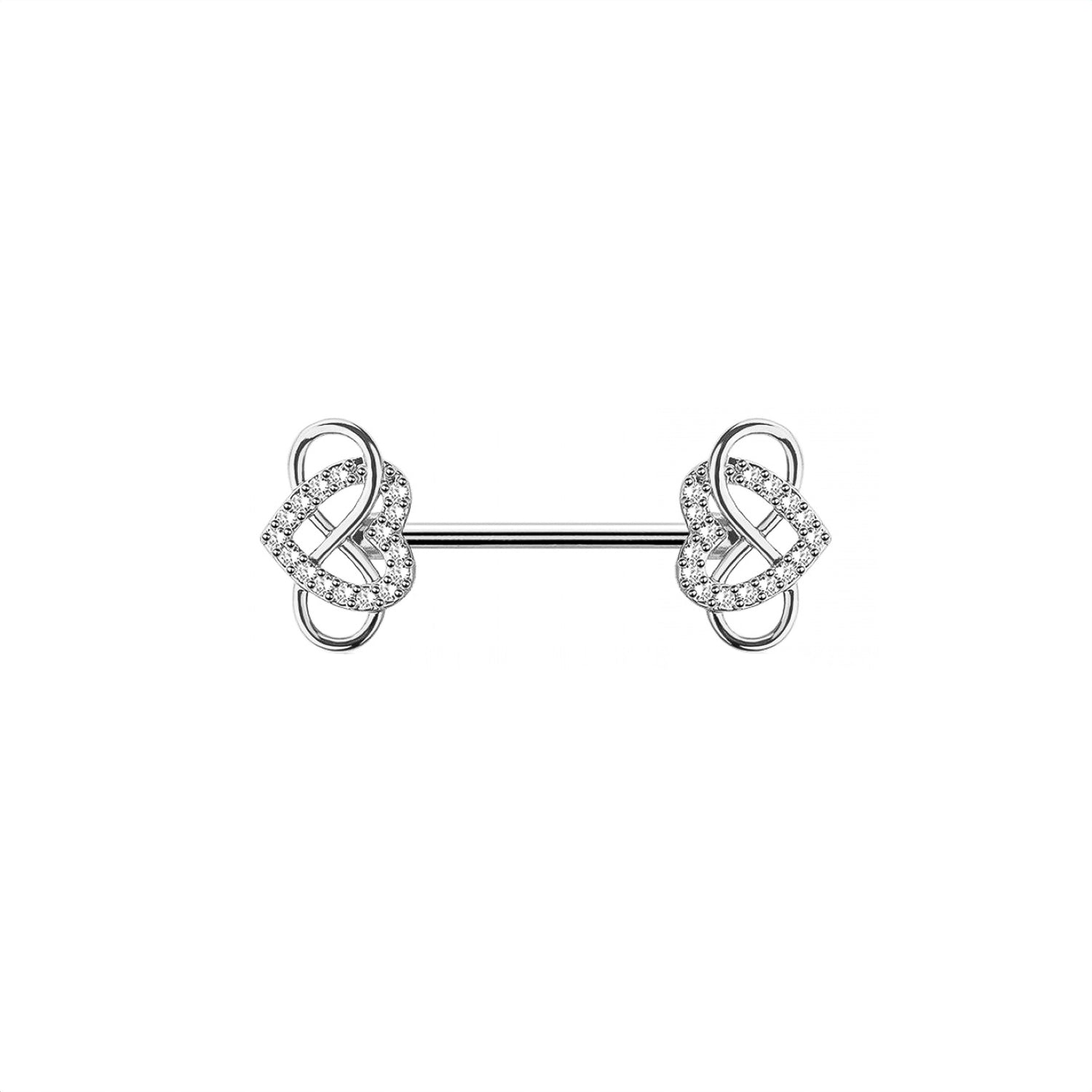Infinite Heart Nipple Ring