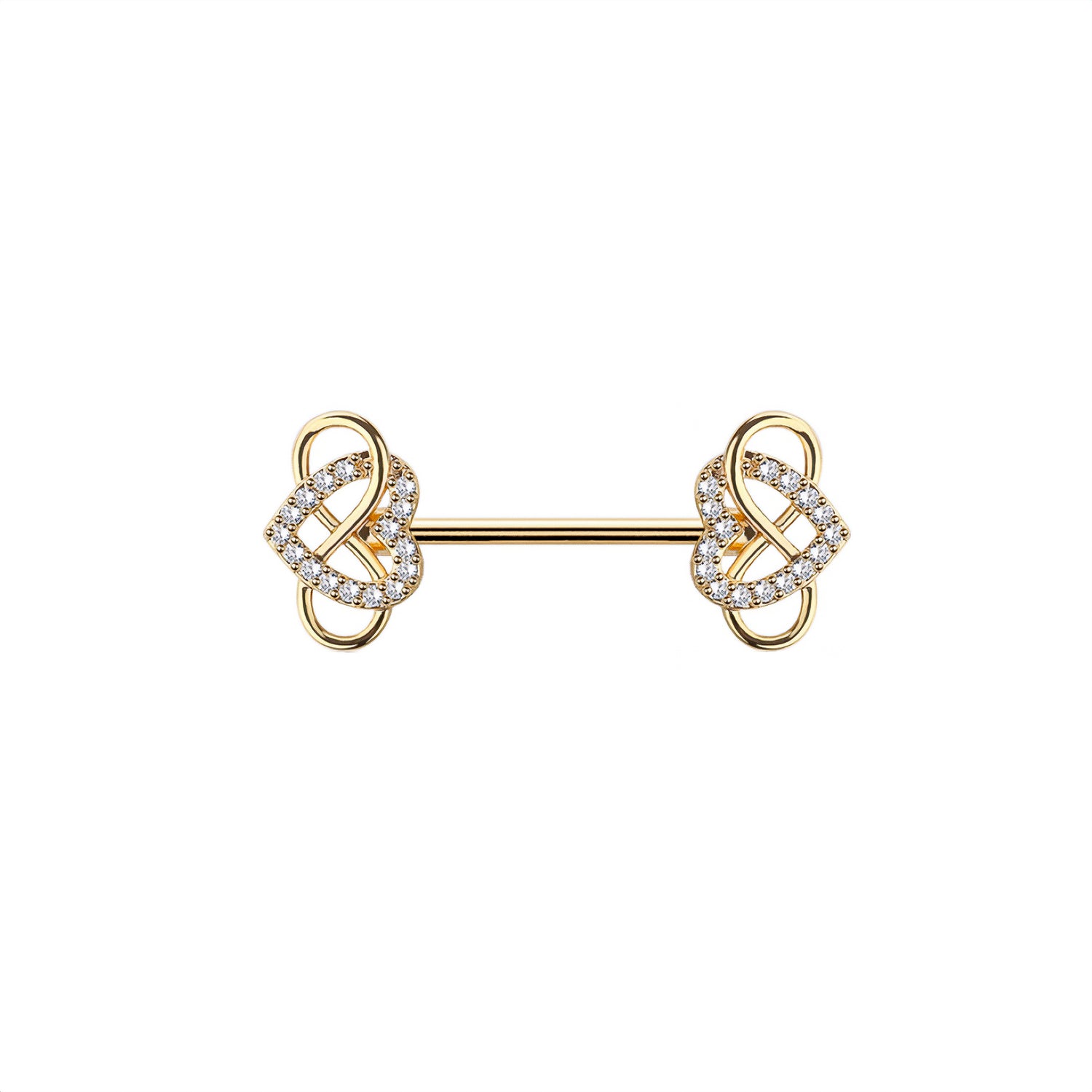 Infinite Heart Nipple Ring
