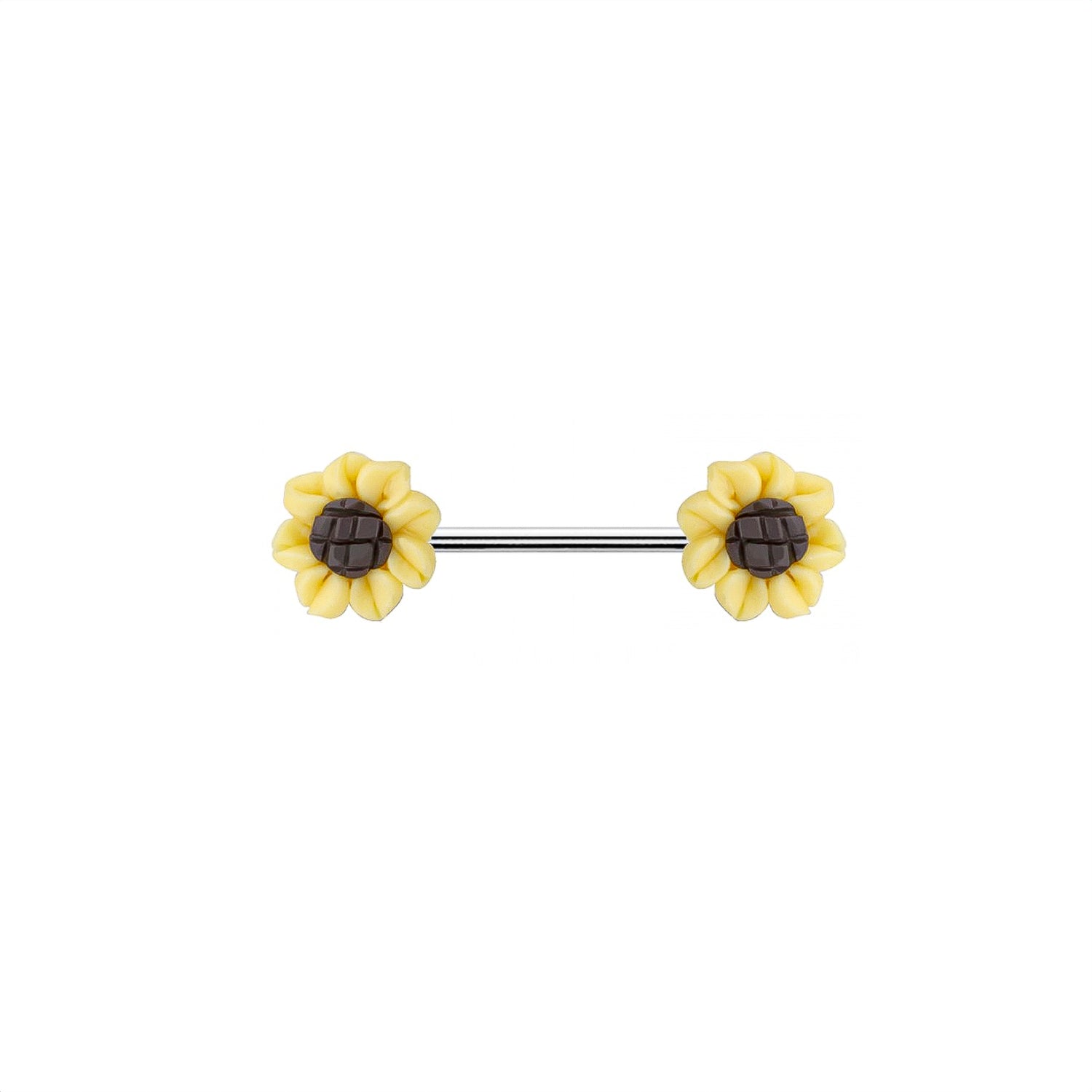 Sunflower Nipple Ring
