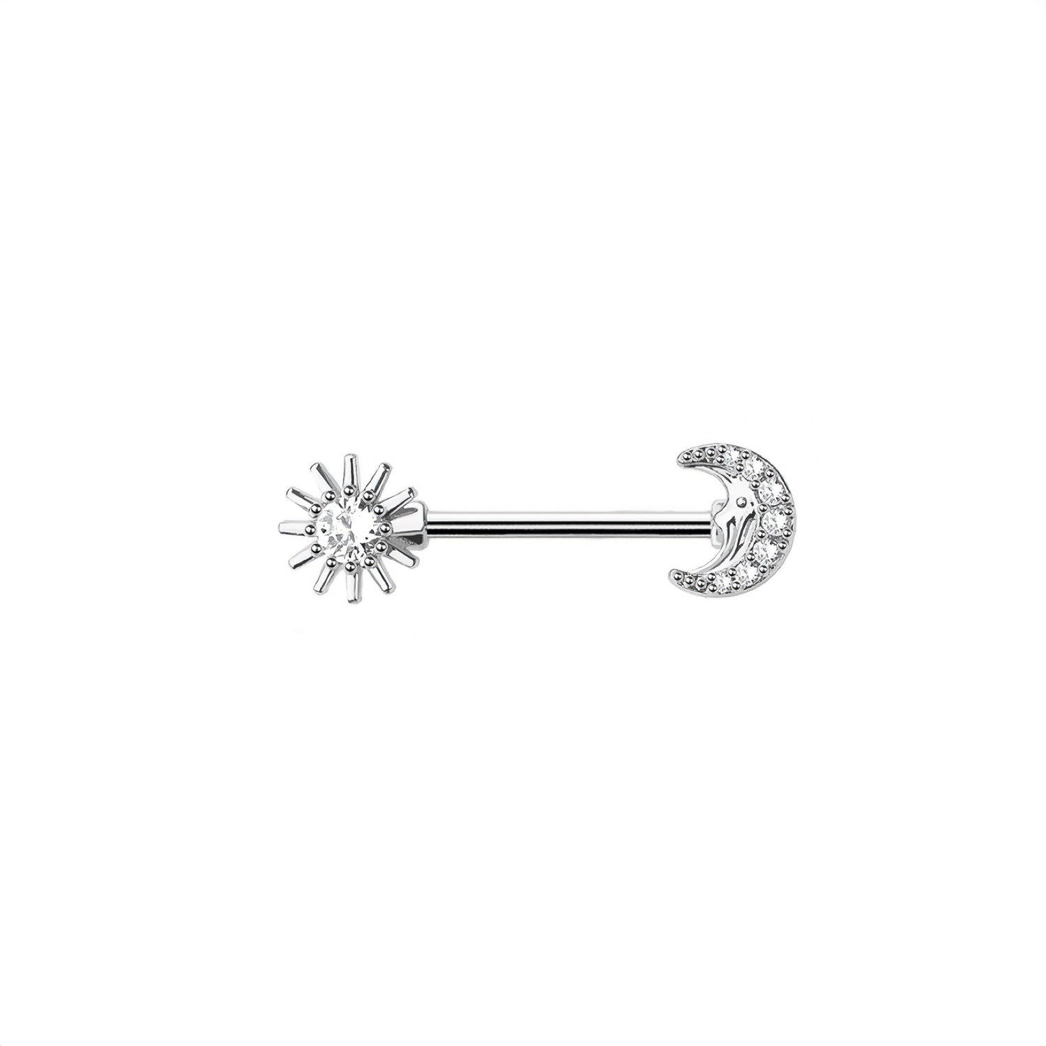 Moon & Sun Nipple Ring