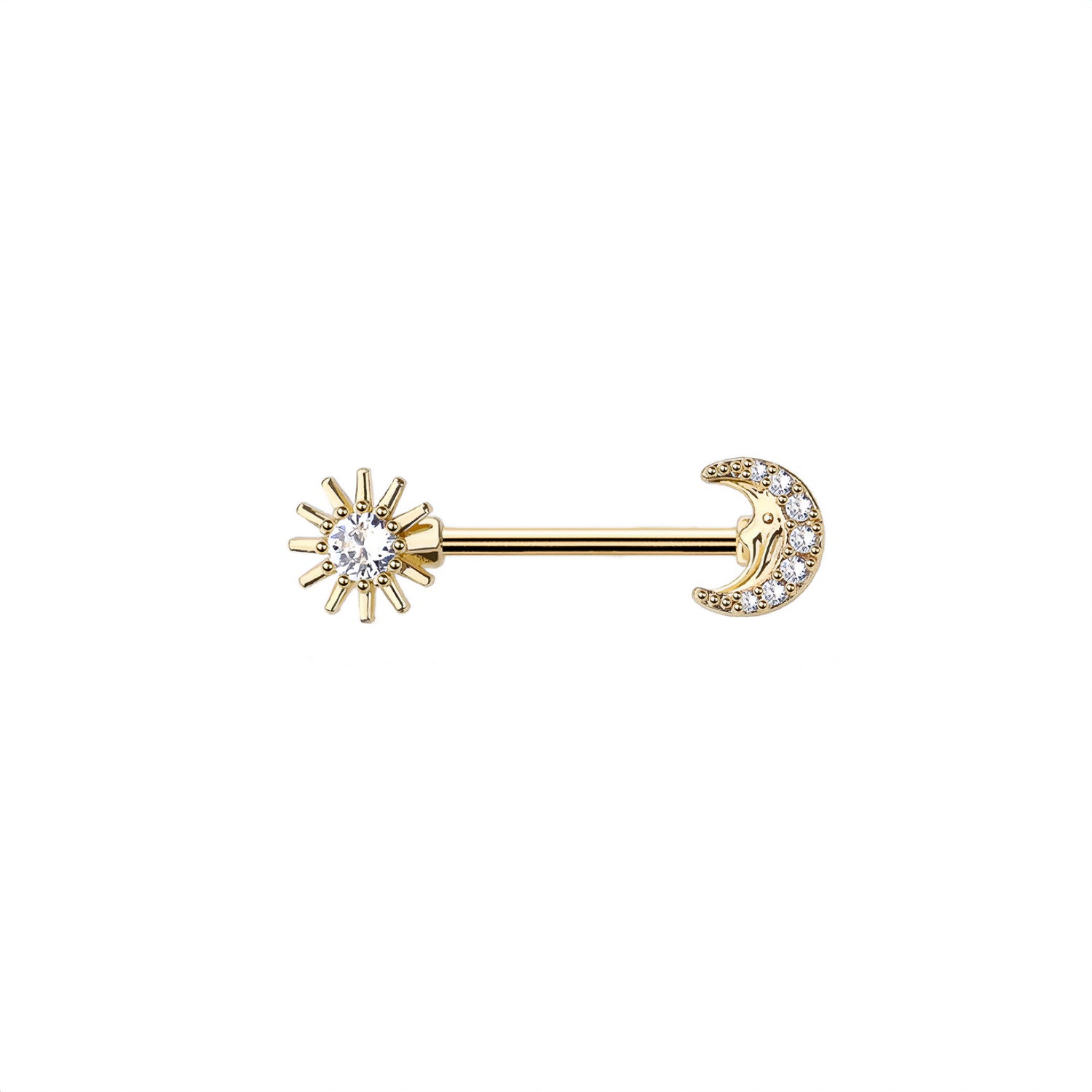 Moon & Sun Nipple Ring