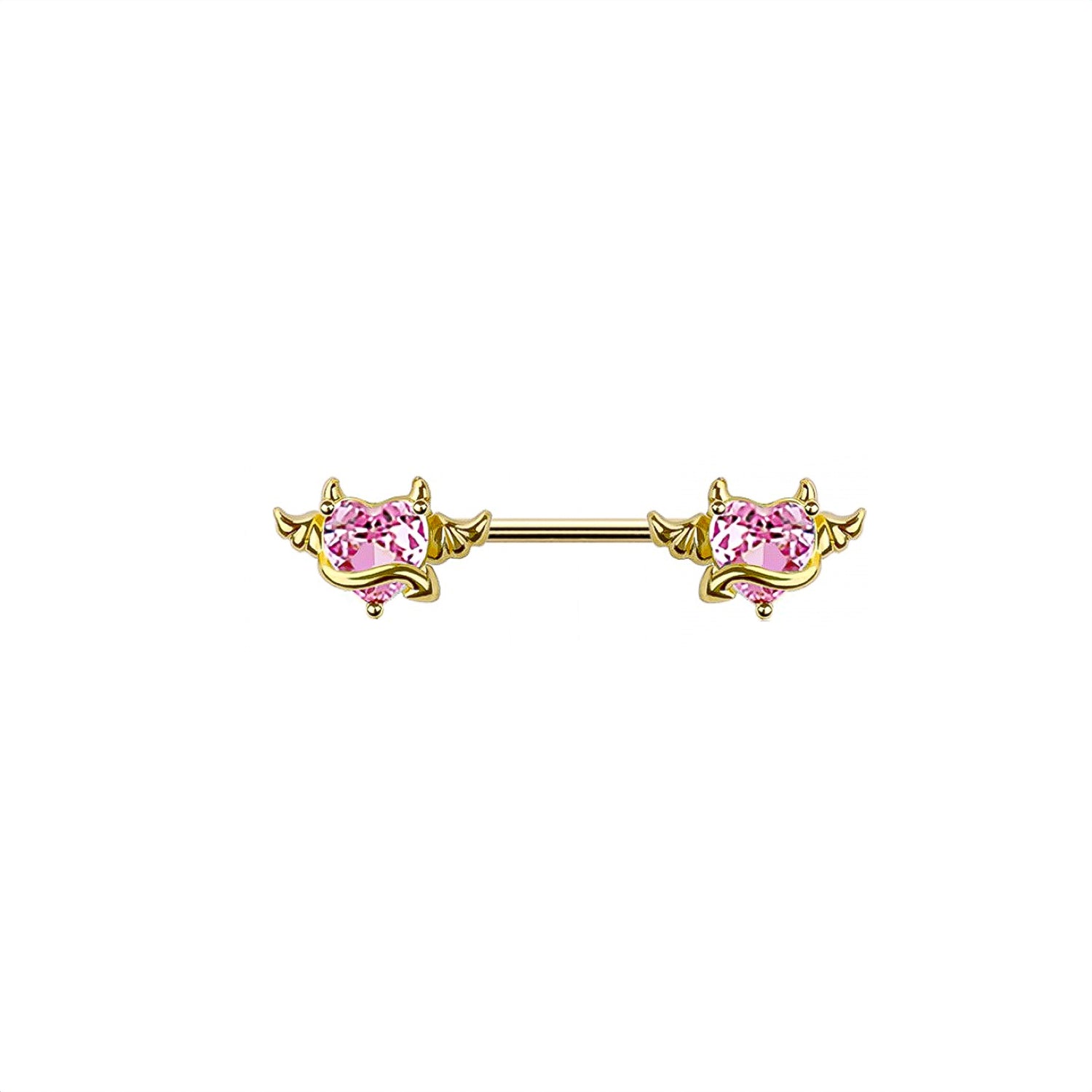 Heart Devil Nipple Ring