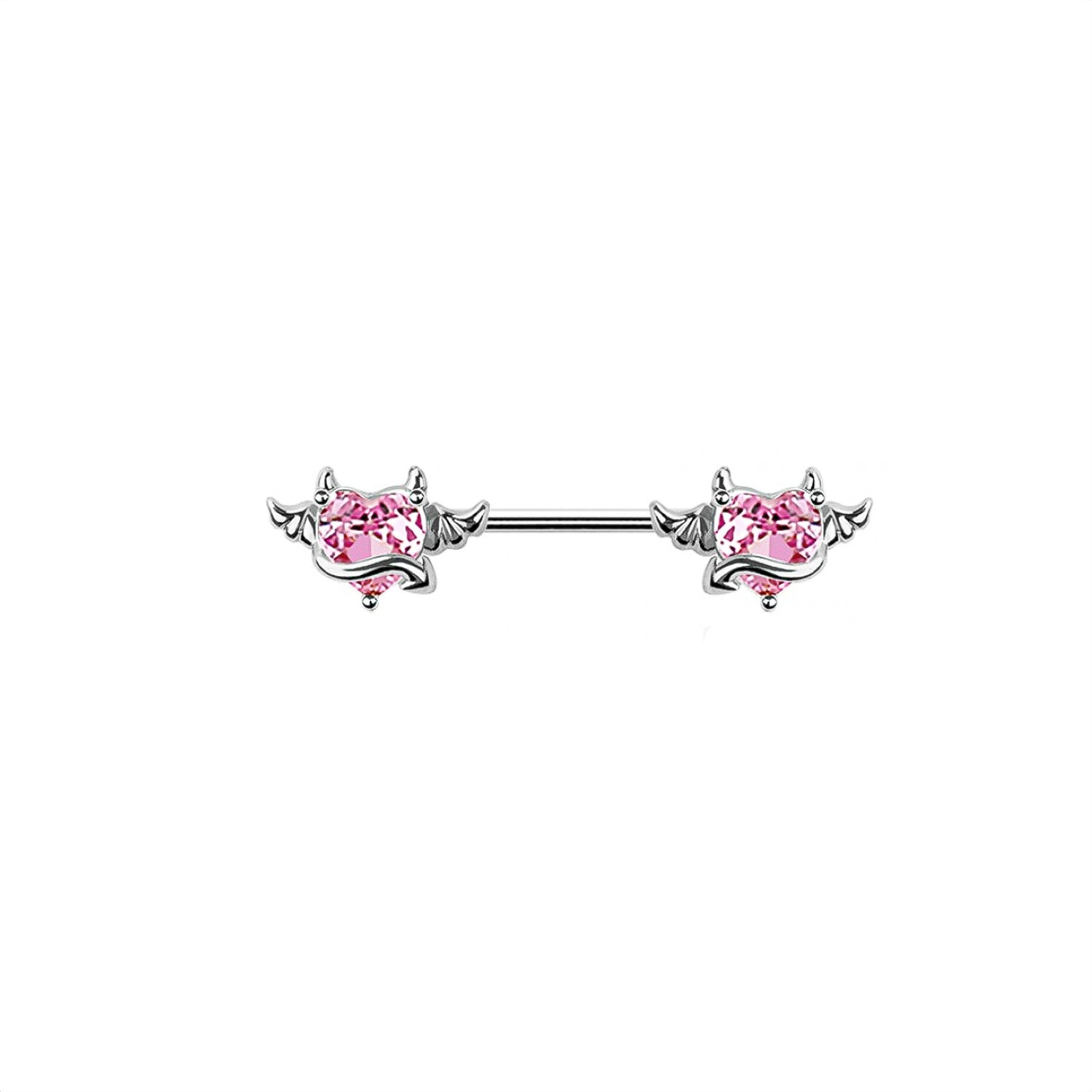 Heart Devil Nipple Ring