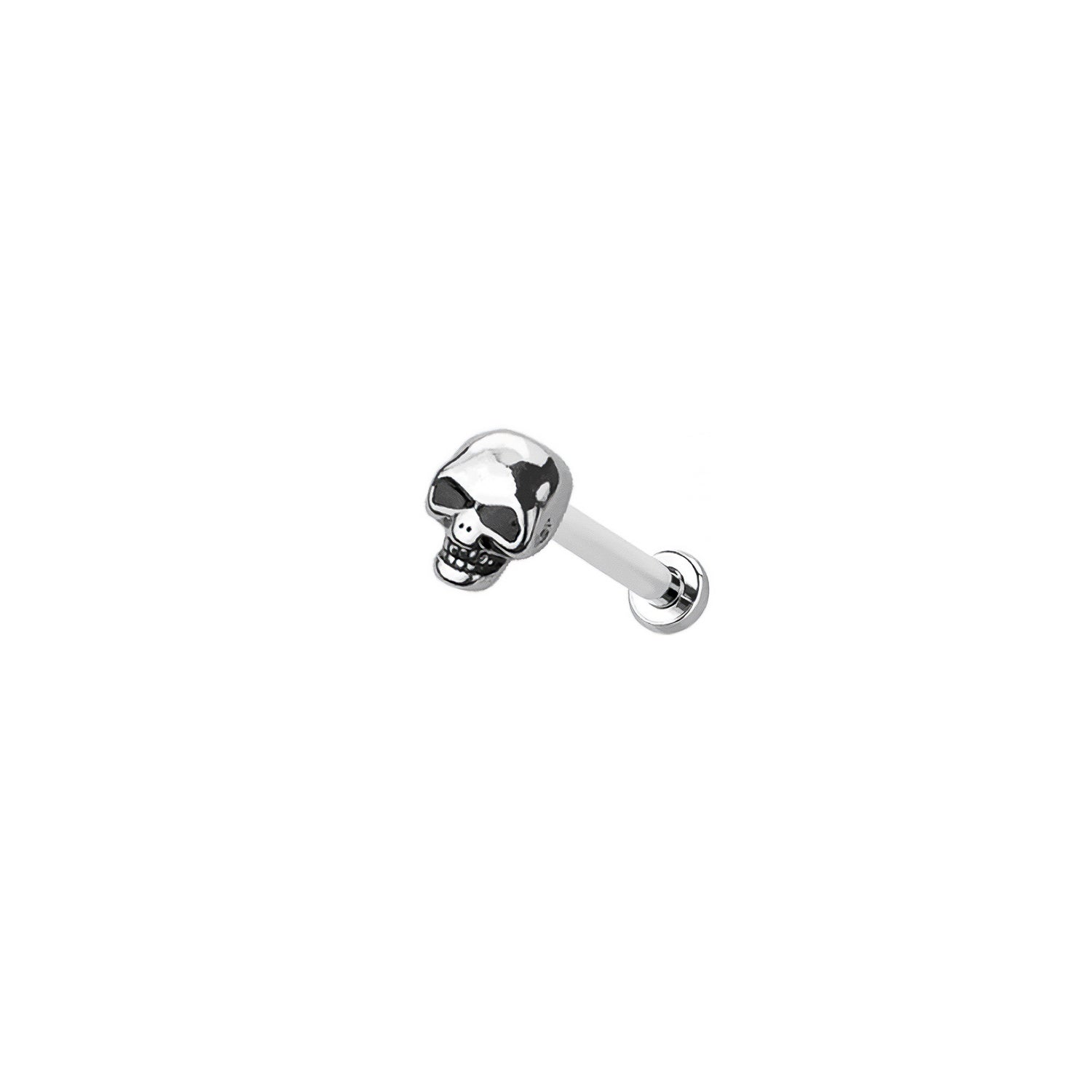 Micro Skull Threadless Labret