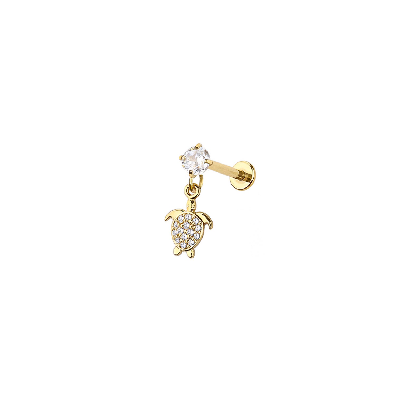 Sea Turtle Threaded Labret