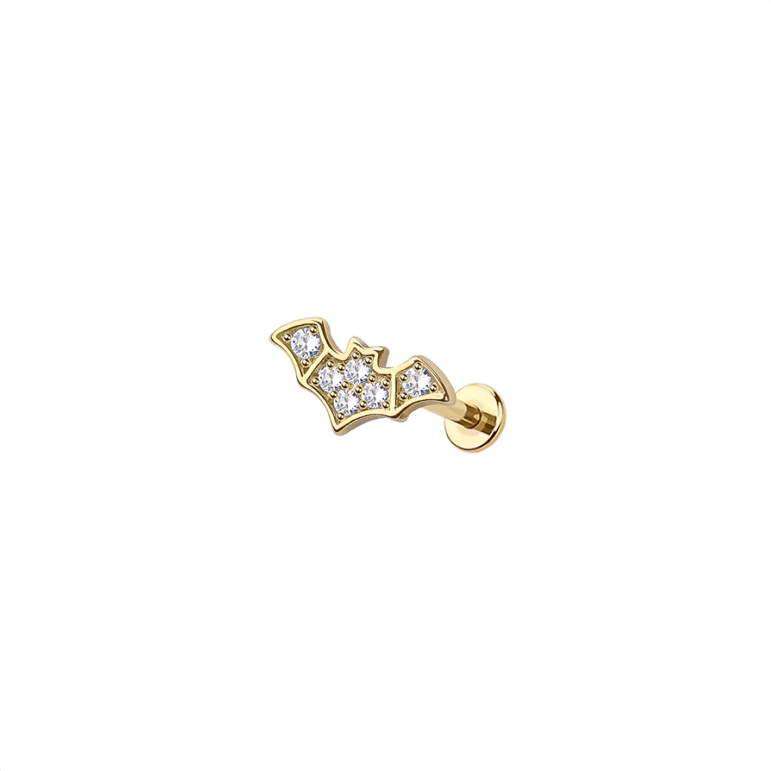 Micro Bat Threadless Labret