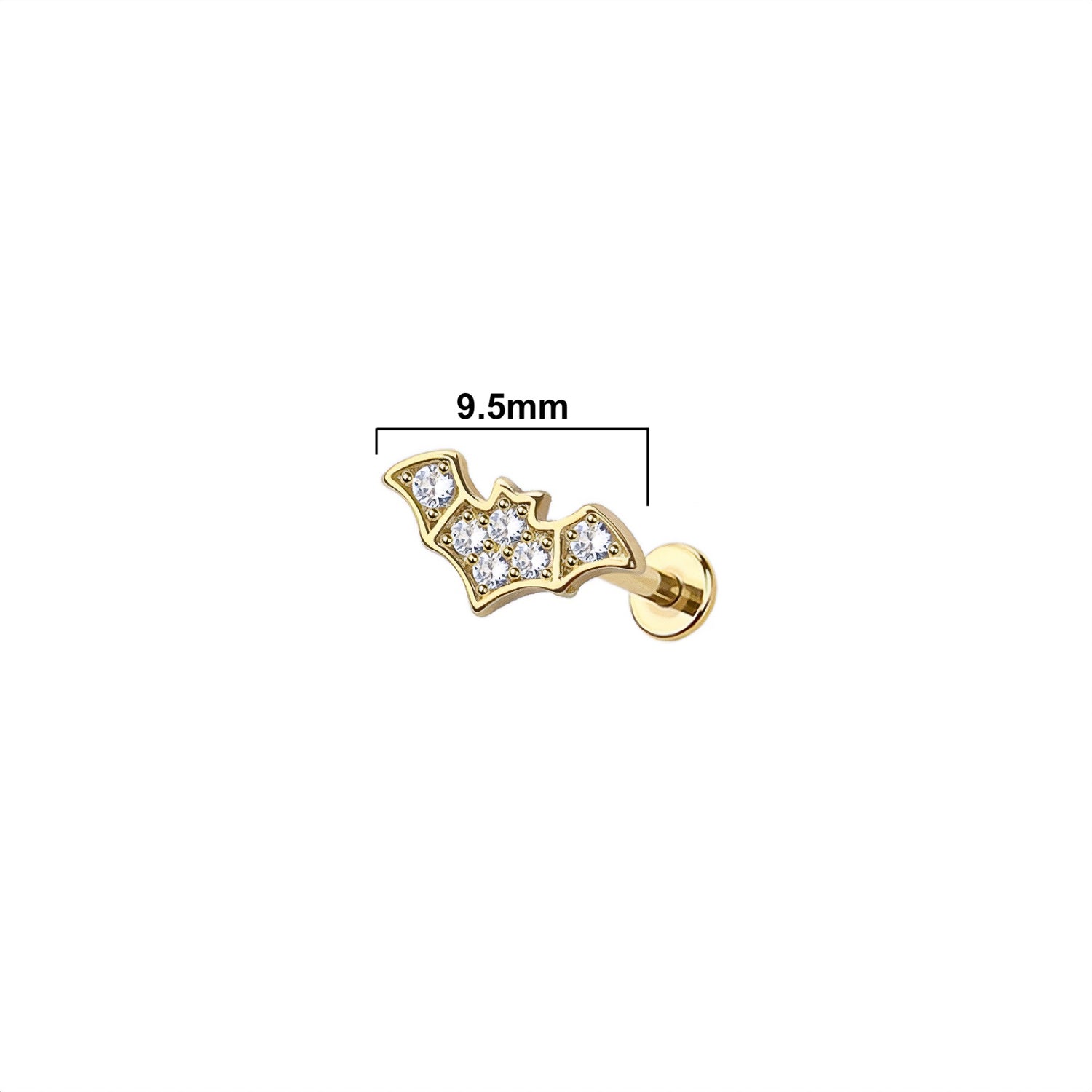 Micro Bat Threadless Labret