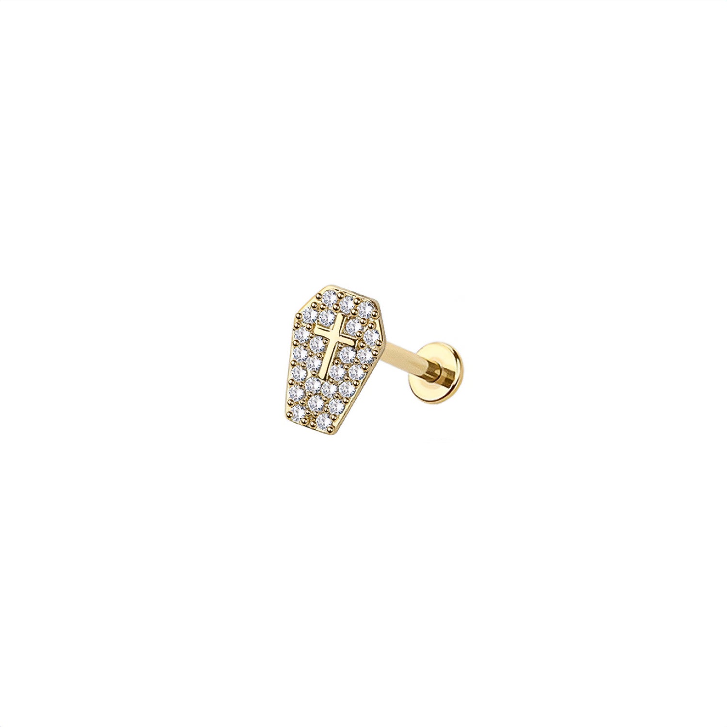 Micro Coffin Threadless Labret