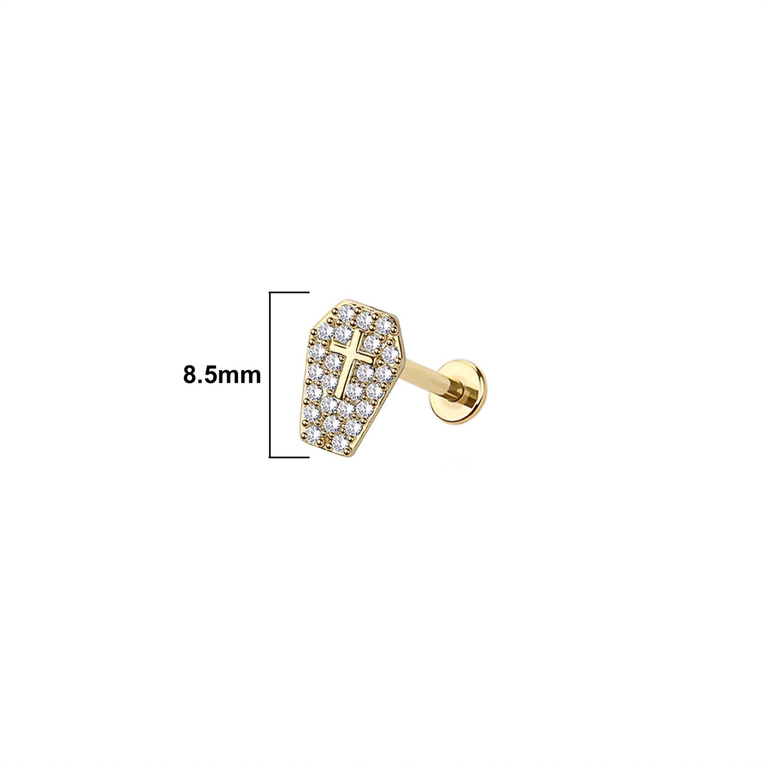 Micro Coffin Threadless Labret