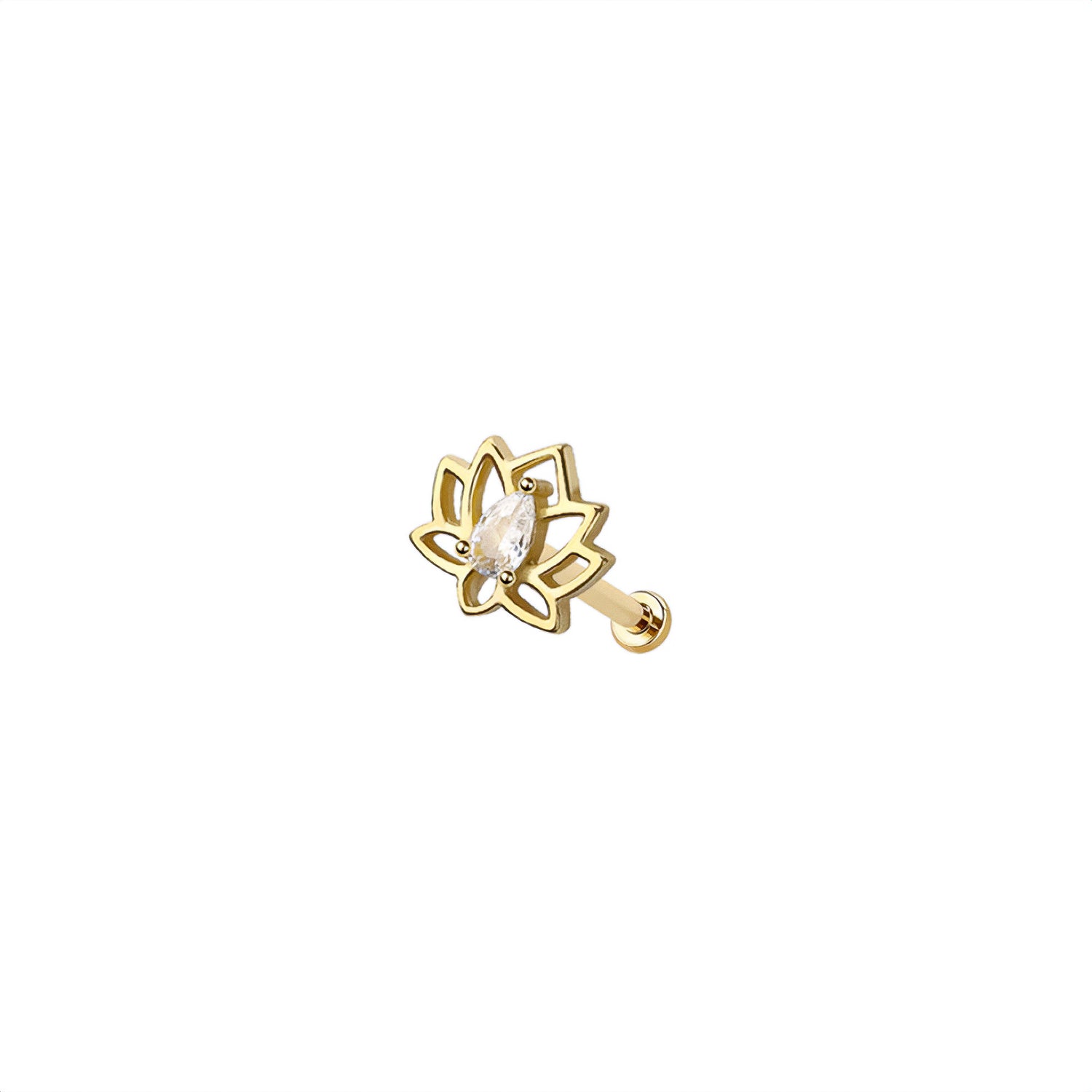 Micro Lotus Threadless Labret
