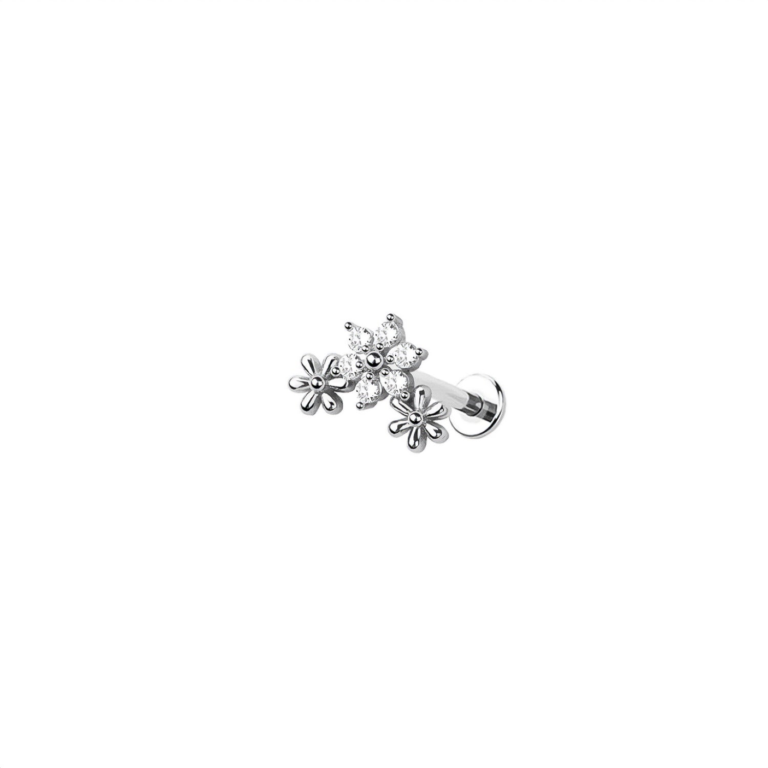 Micro Flower Threadless Labret