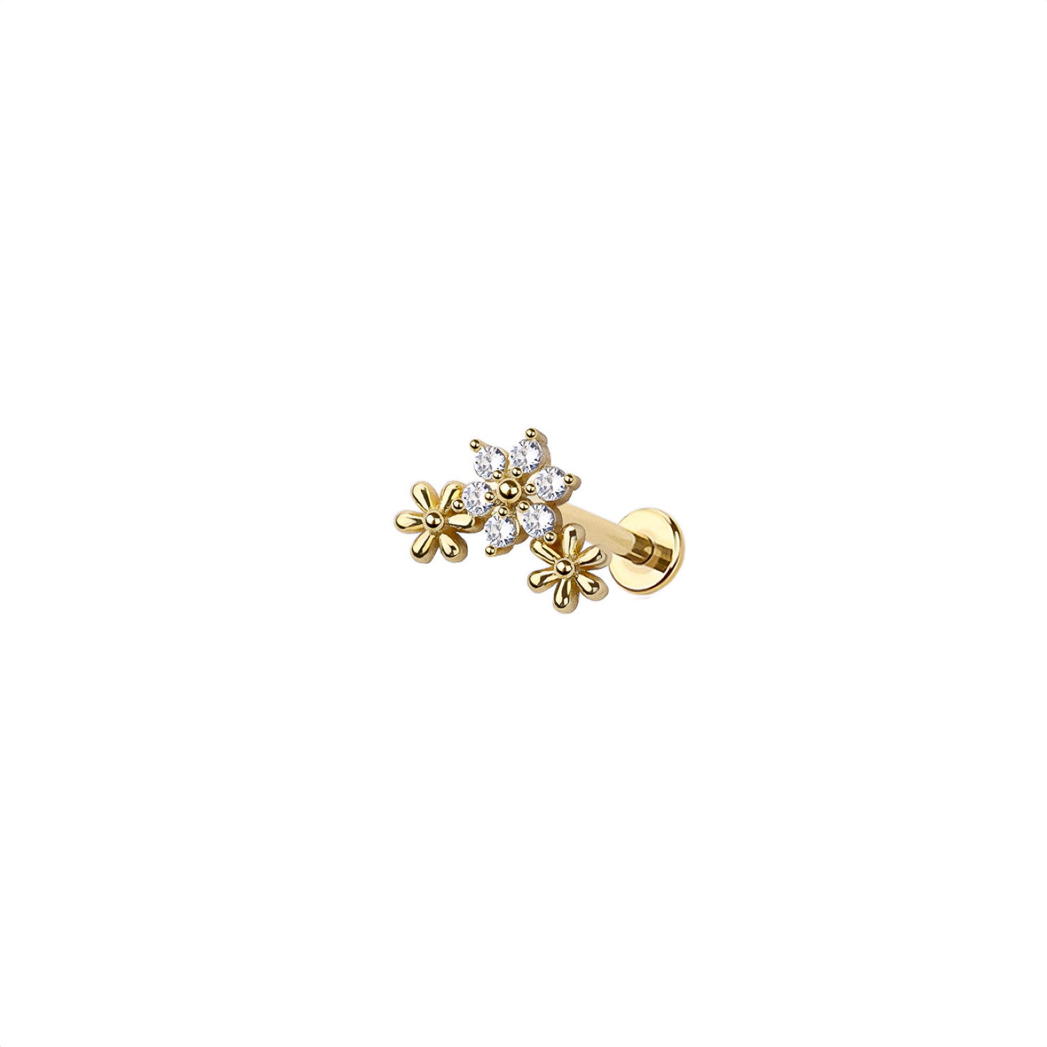 Micro Flower Threadless Labret