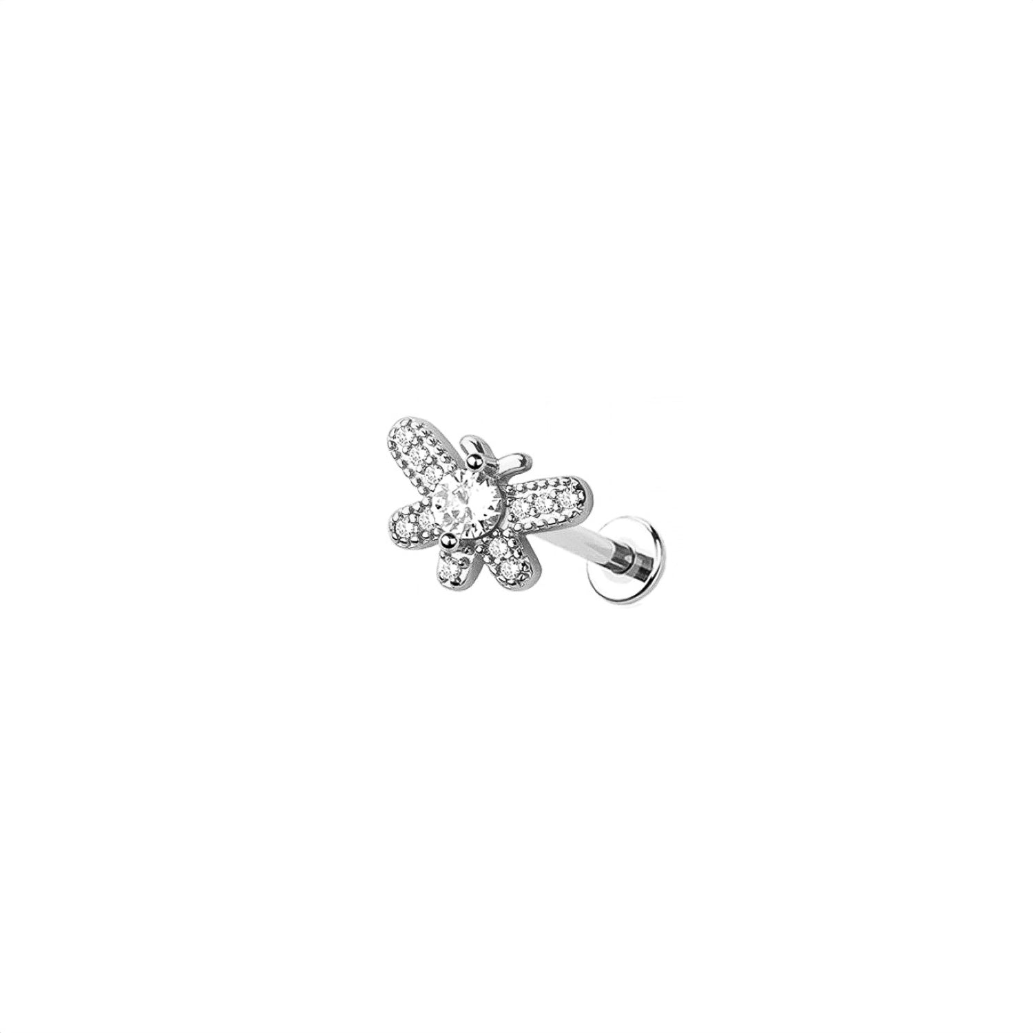 Micro Butterfly Threadless Labret