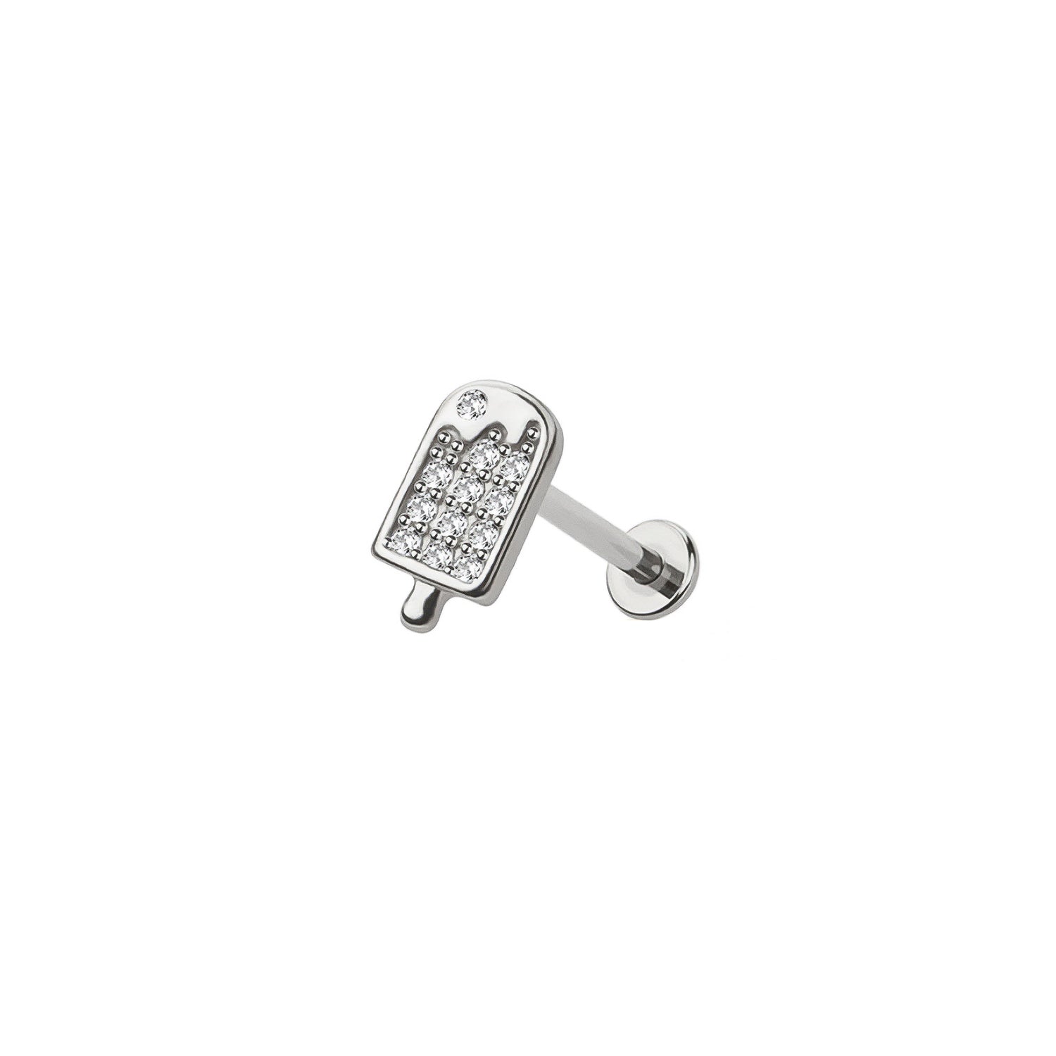 Micro Ice Cream Bar Threadless Labret