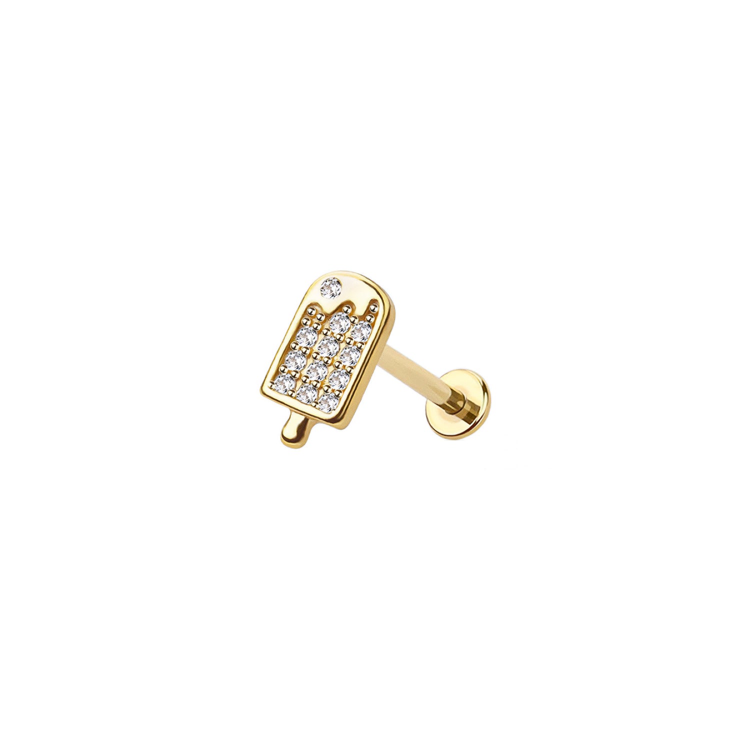Micro Ice Cream Bar Threadless Labret