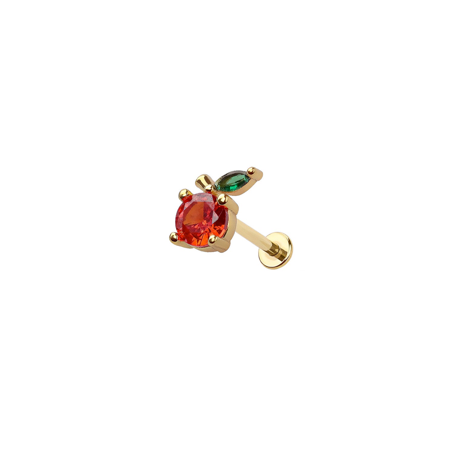 Micro Apple Threadless Labret