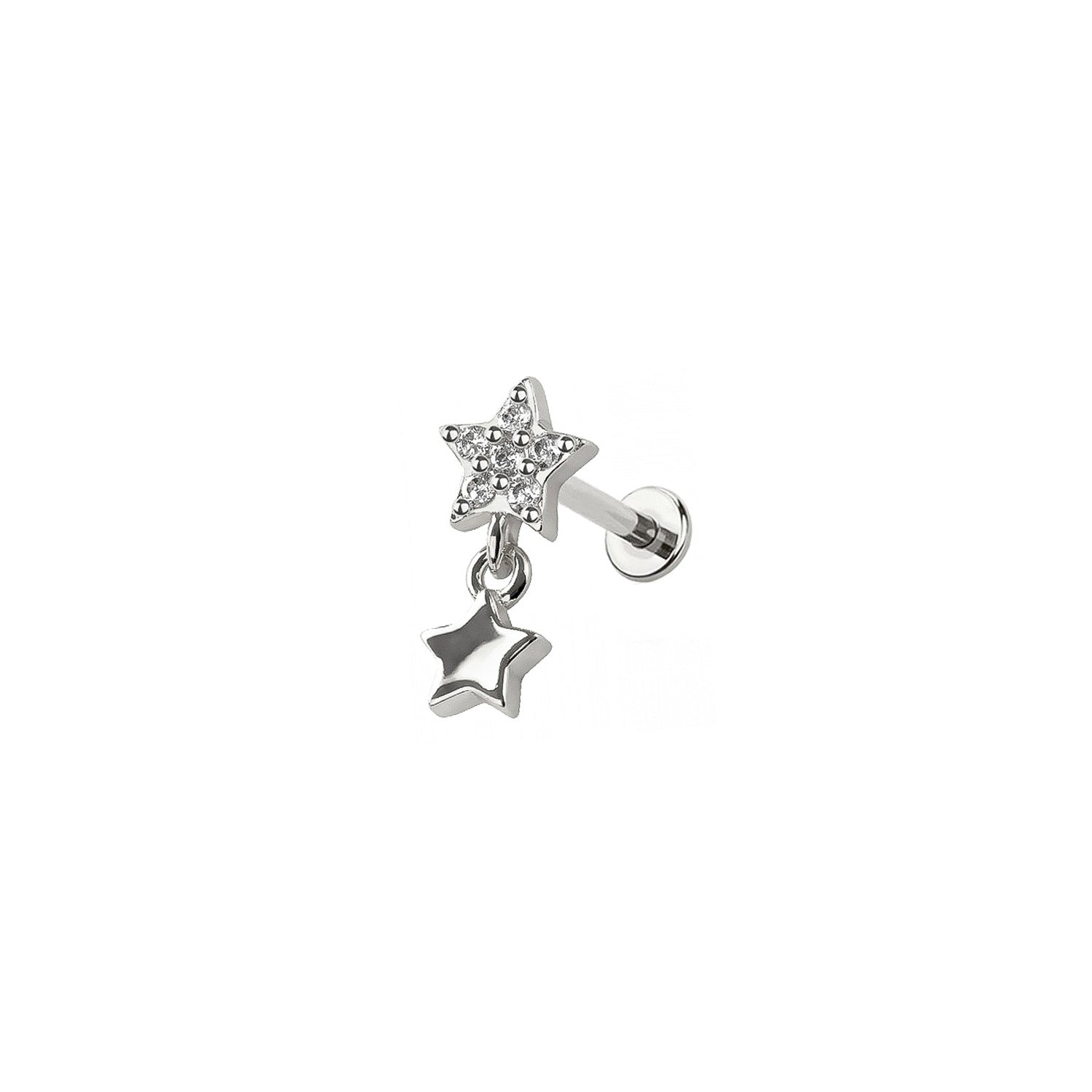 Micro Star Threadless Labret