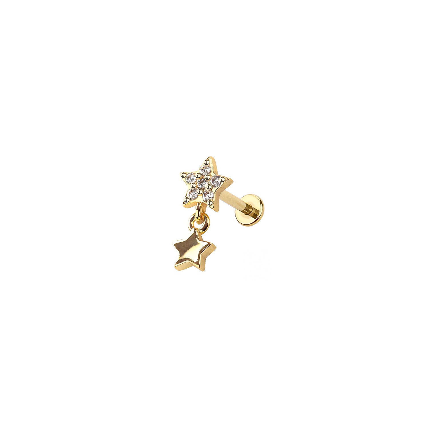 Micro Star Threadless Labret