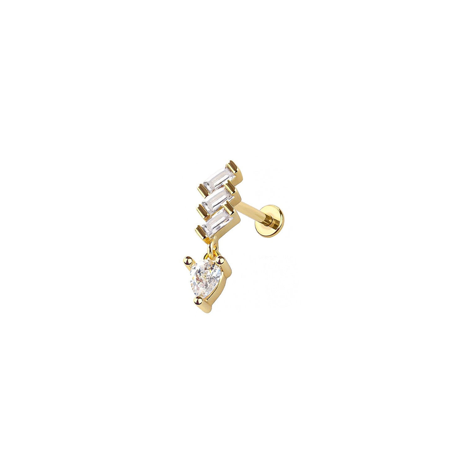 Micro Baguette Threadless Labret