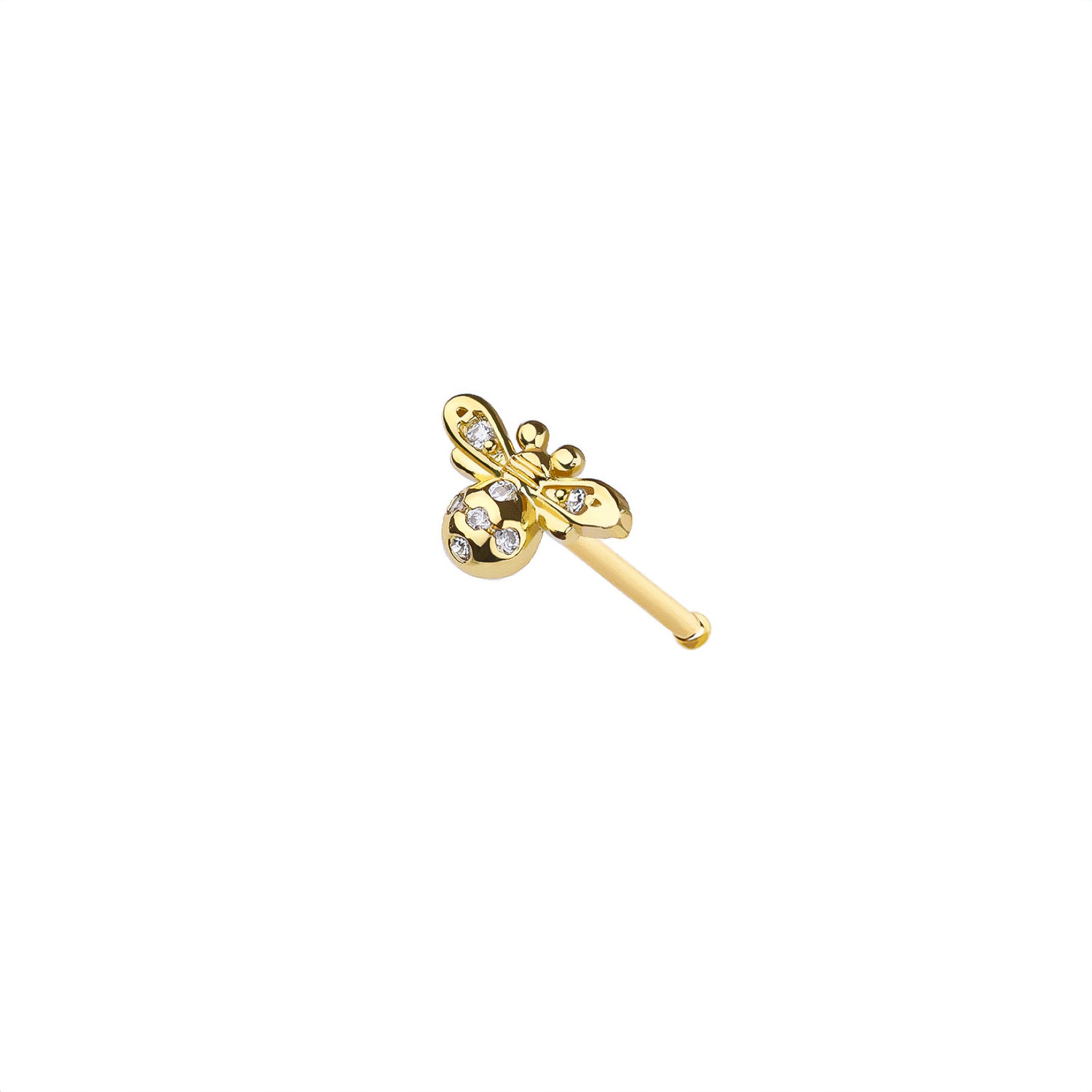 Bumble Bee Nose Bone Stud