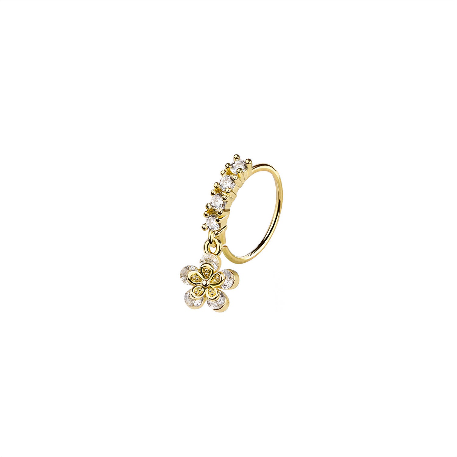 Daisy Flower Nose Ring