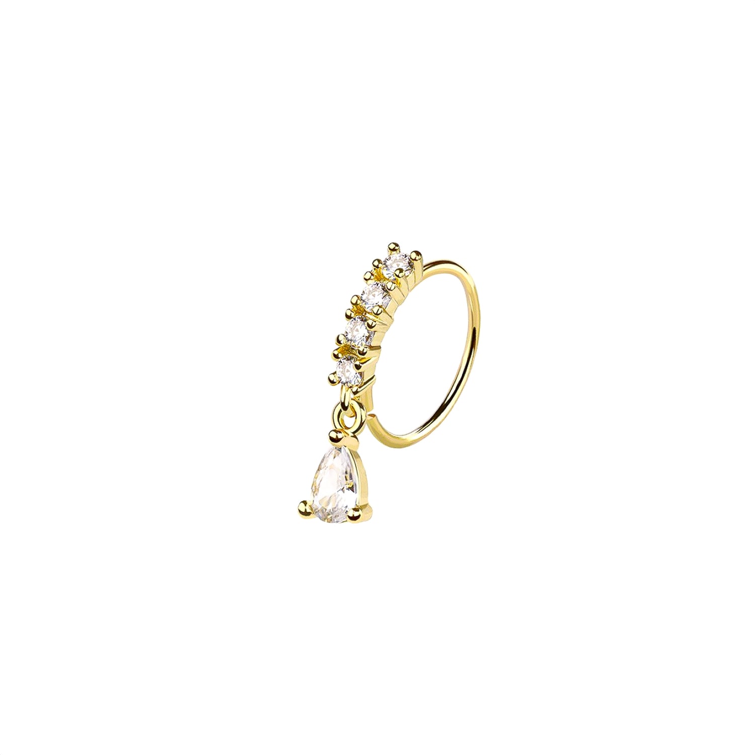 Teardrop Nose Ring