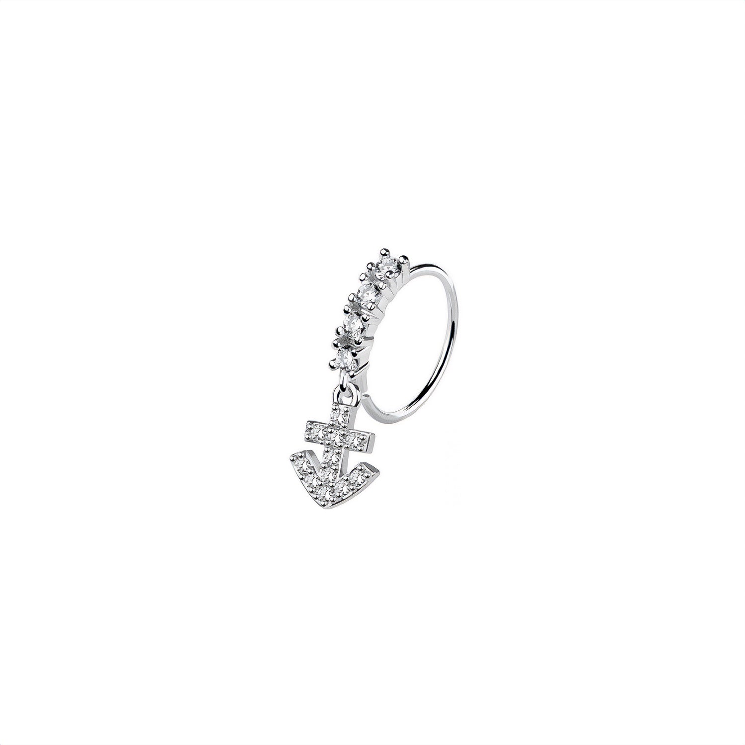 Anchor Nose Ring