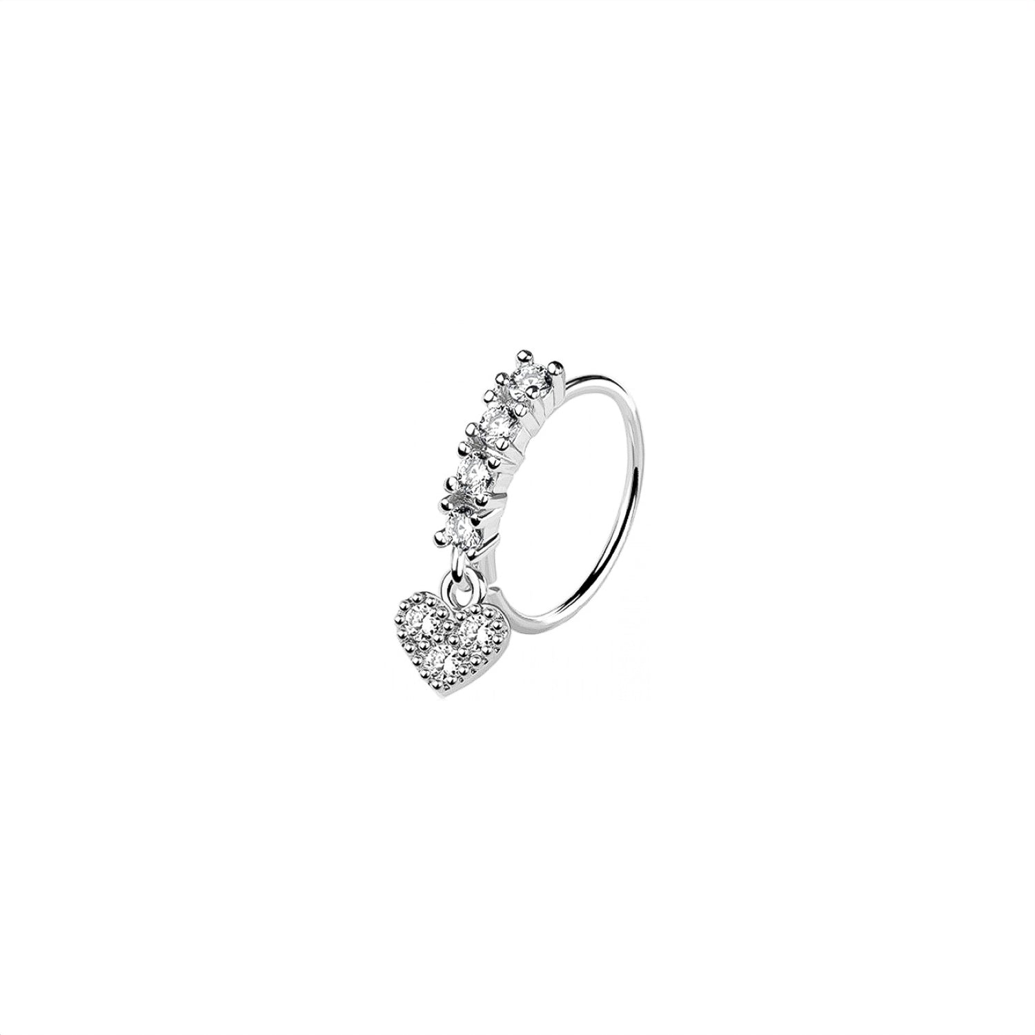 Heart Nose Ring