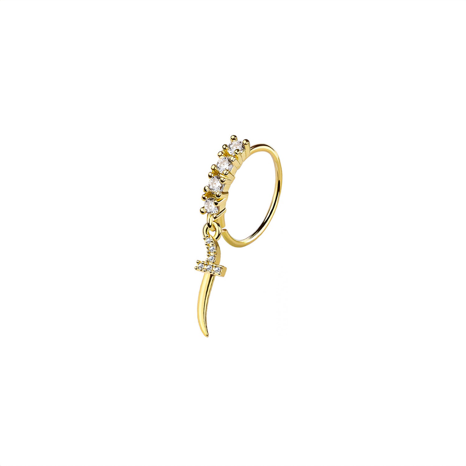Dagger Nose Ring