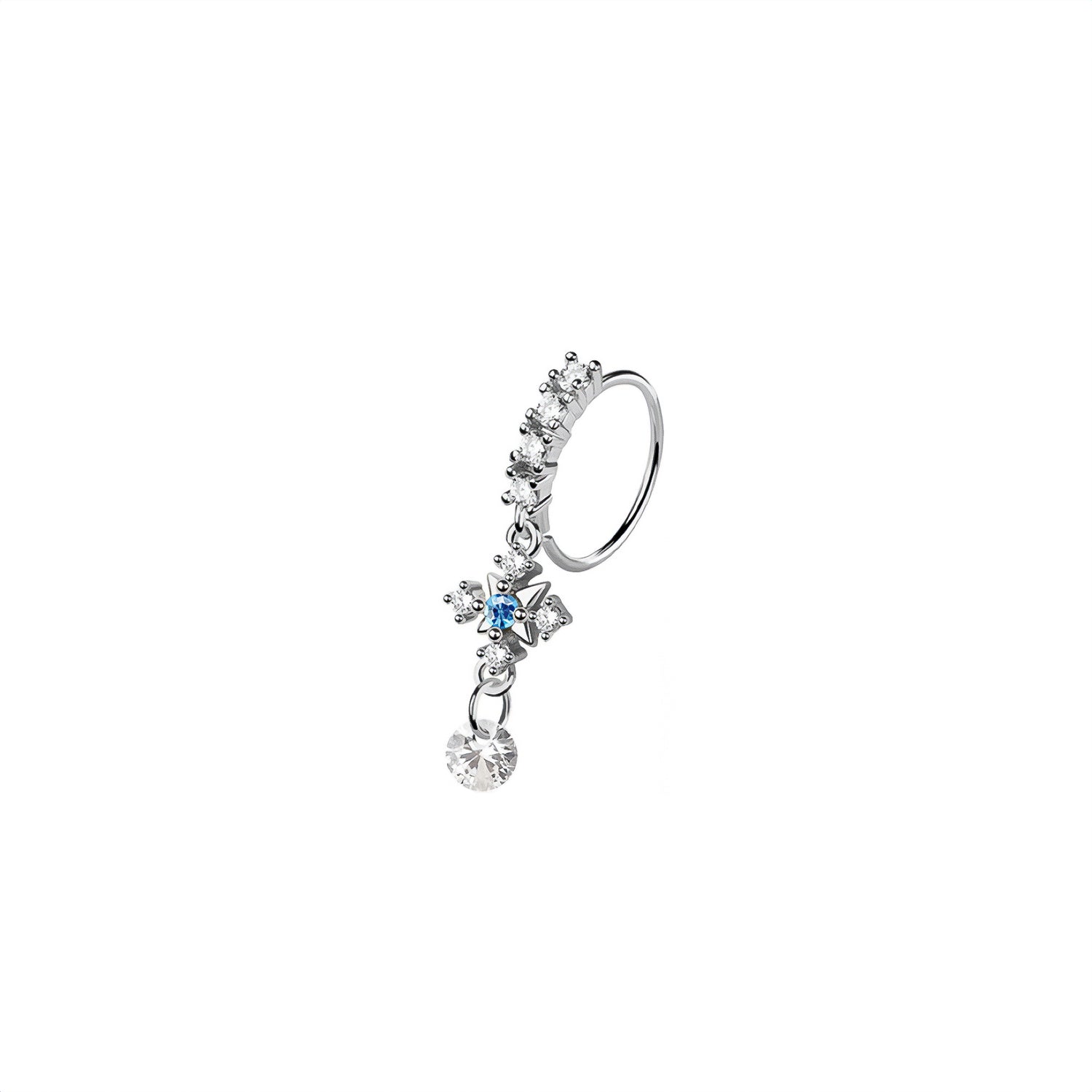 Arrow Cross Nose Ring