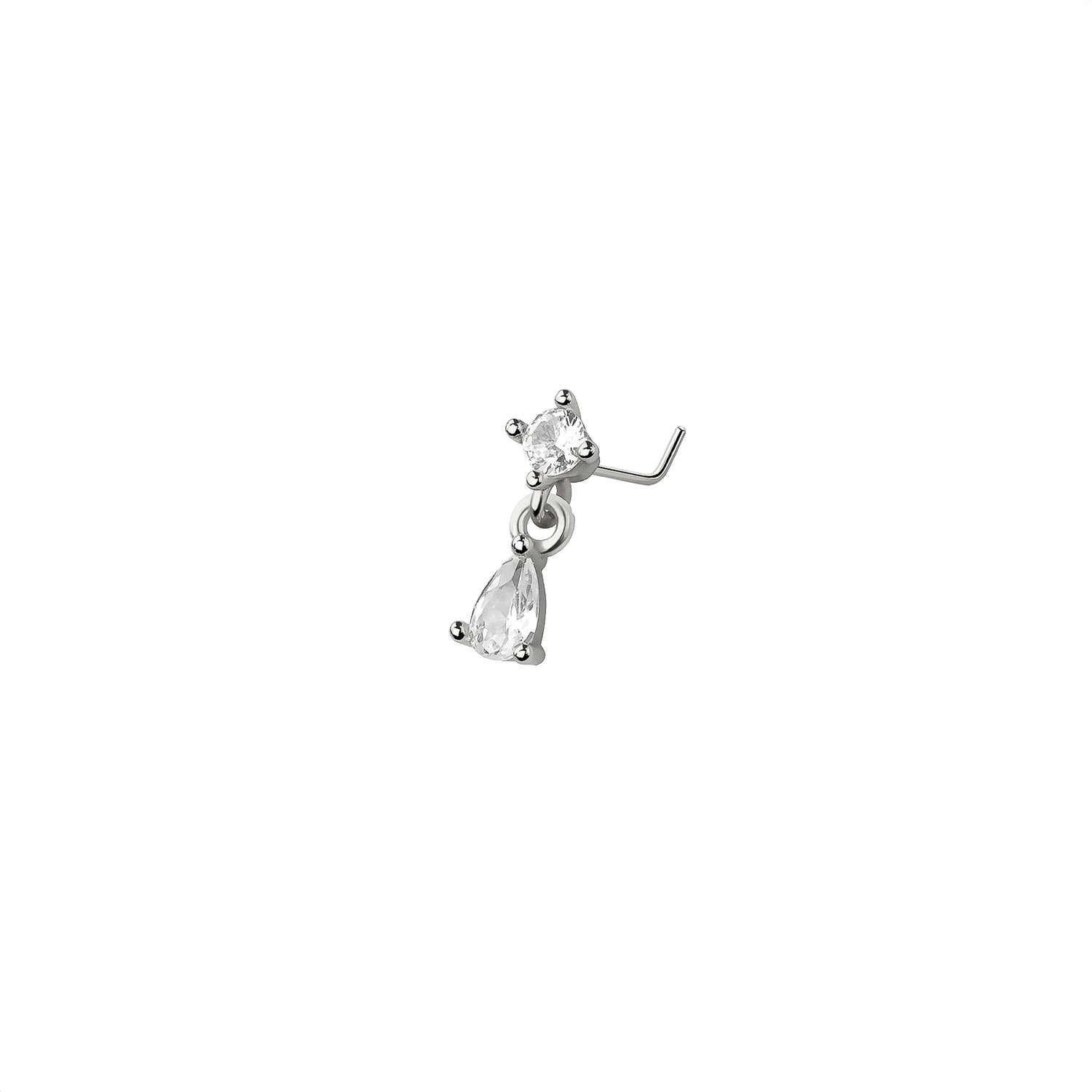 Teardrop L Nose Ring