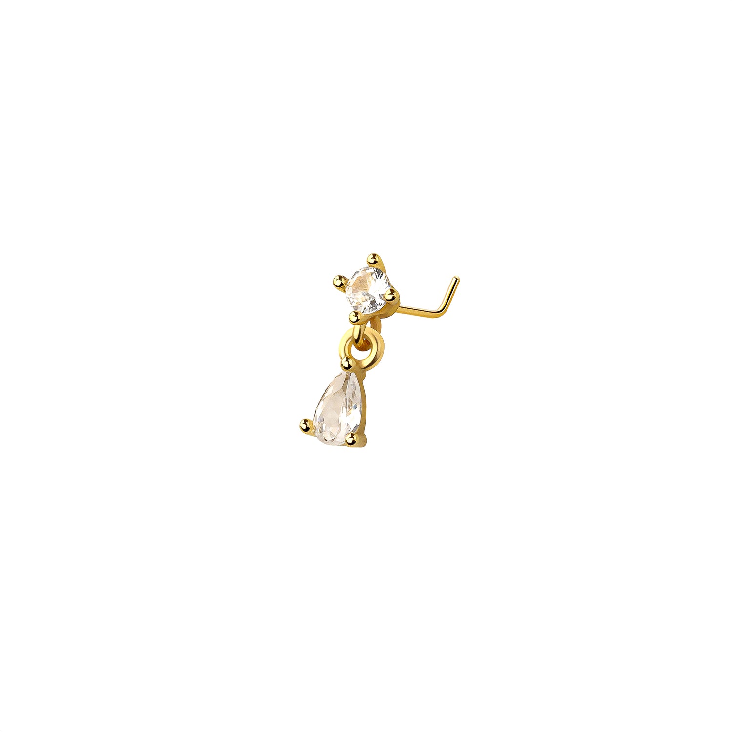 Teardrop L Nose Ring